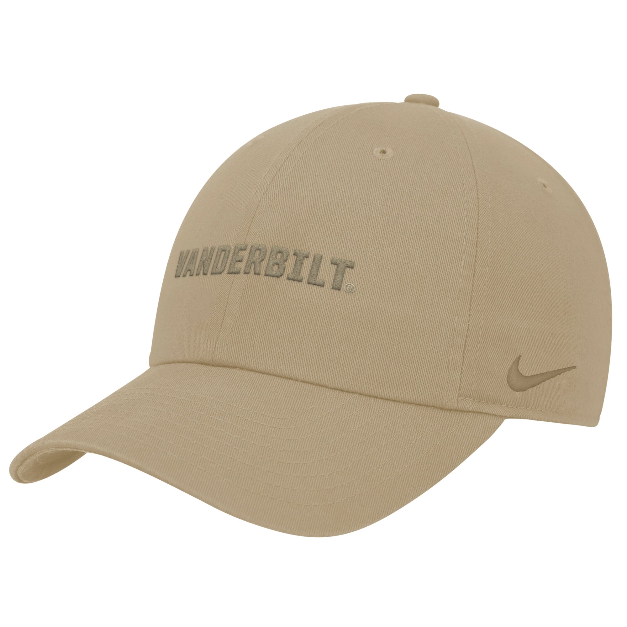 Men's Nike Beige Vanderbilt Commodores Club Dri-FIT Adjustable Hat