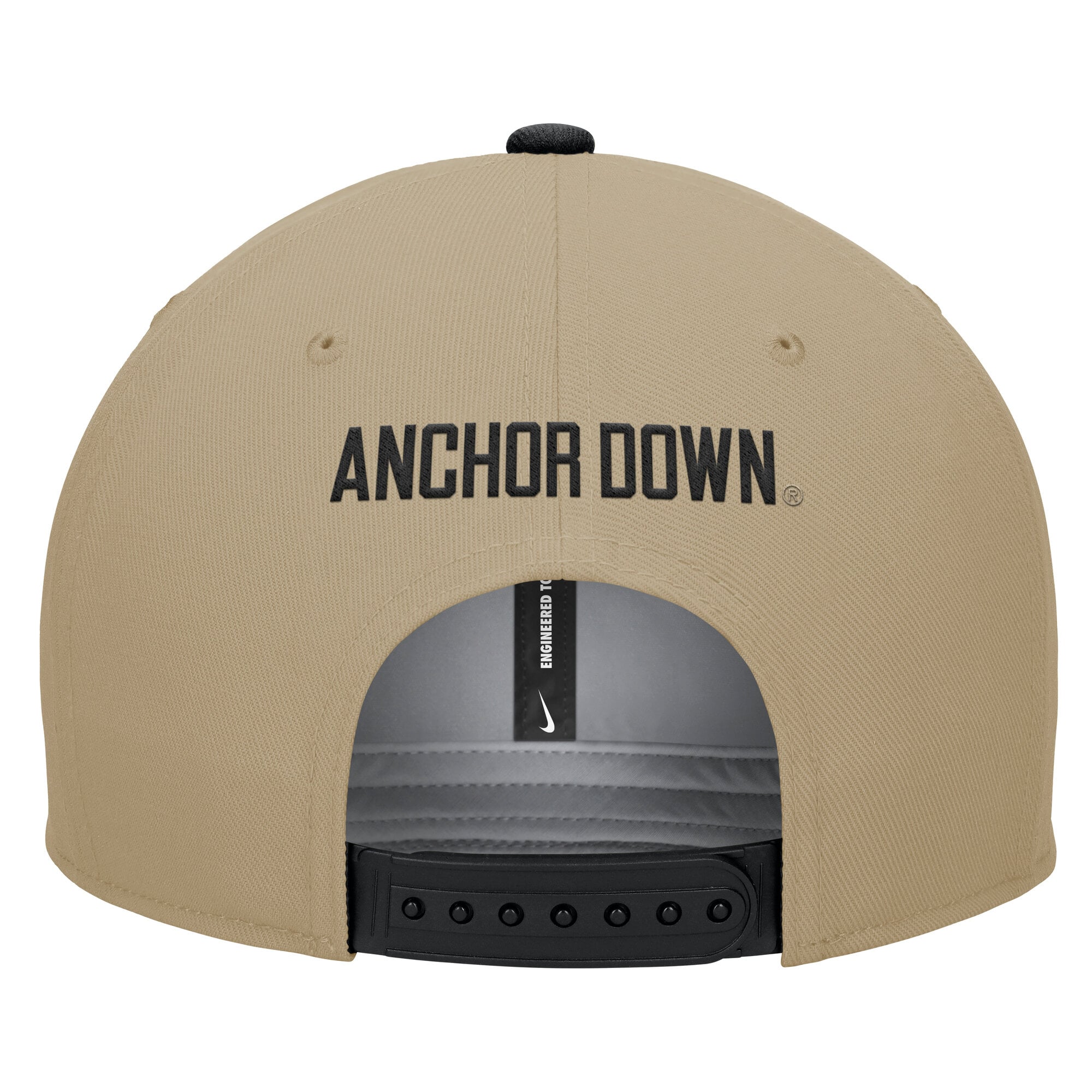 Men's Nike Beige/Black Vanderbilt Commodores Pro Dri-FIT Snapback Hat