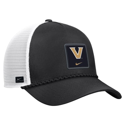 Vanderbilt Commodores Nike 2026 On-Field Rope Adjustable Trucker Hat - Black