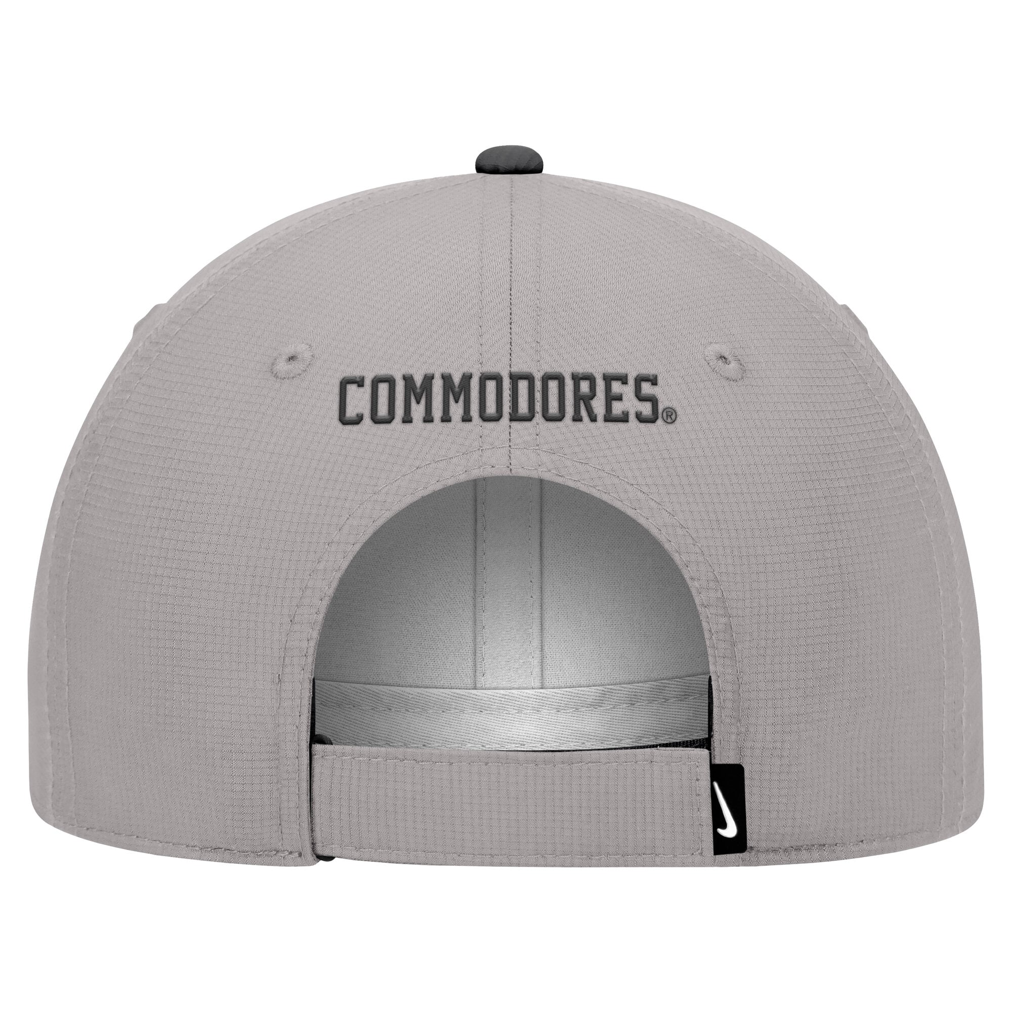 Casquette ajustable Nike grise Vanderbilt Commodores Ripstop Dri-FIT pour homme
