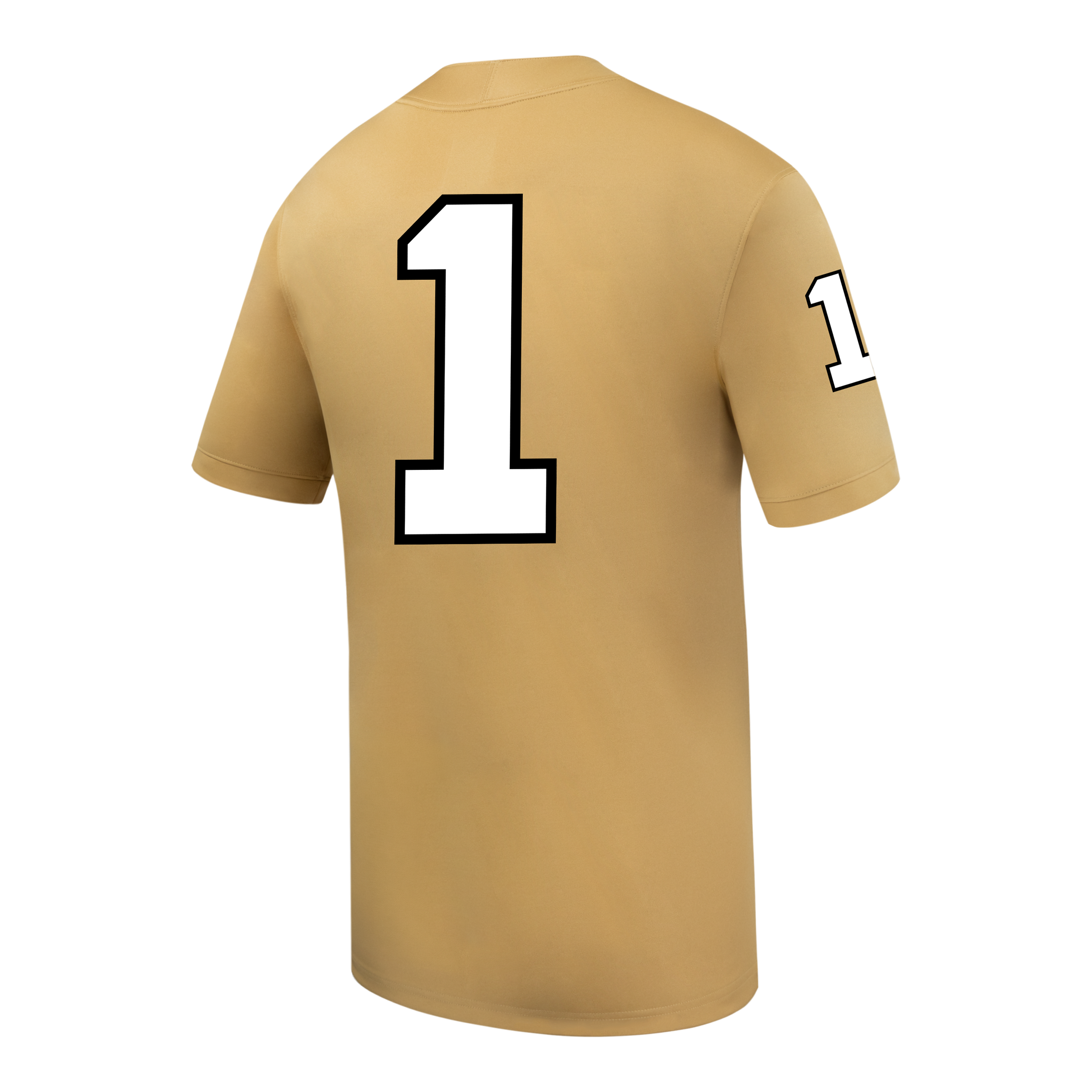 Men's Nike #1 Gold Vanderbilt Commodores Replica Football Jersey