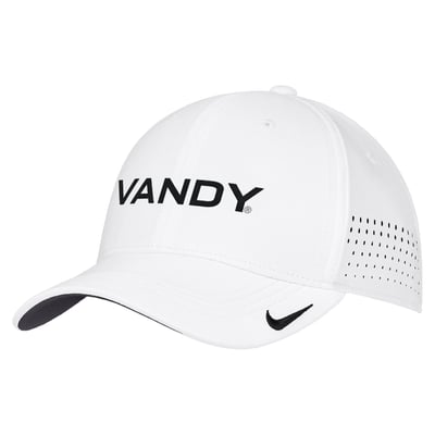 Vanderbilt Commodores Nike 2026 On-Field AeroBill SwooshFlex Dri-FIT Hat - White