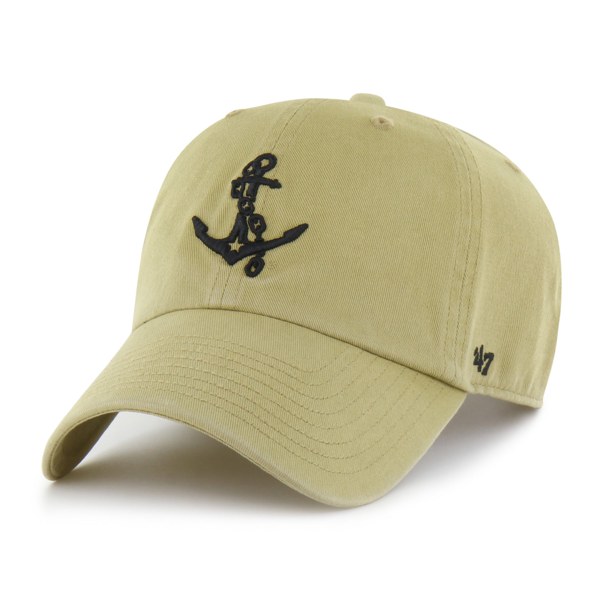 Unisex '47 Gold Vanderbilt Commodores Mascot Clean Up Adjustable Hat