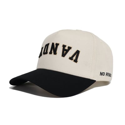 Vanderbilt Commodores No Rivals Unisex Upside Down Classic Colors Adjustable Hat - Natural/Black