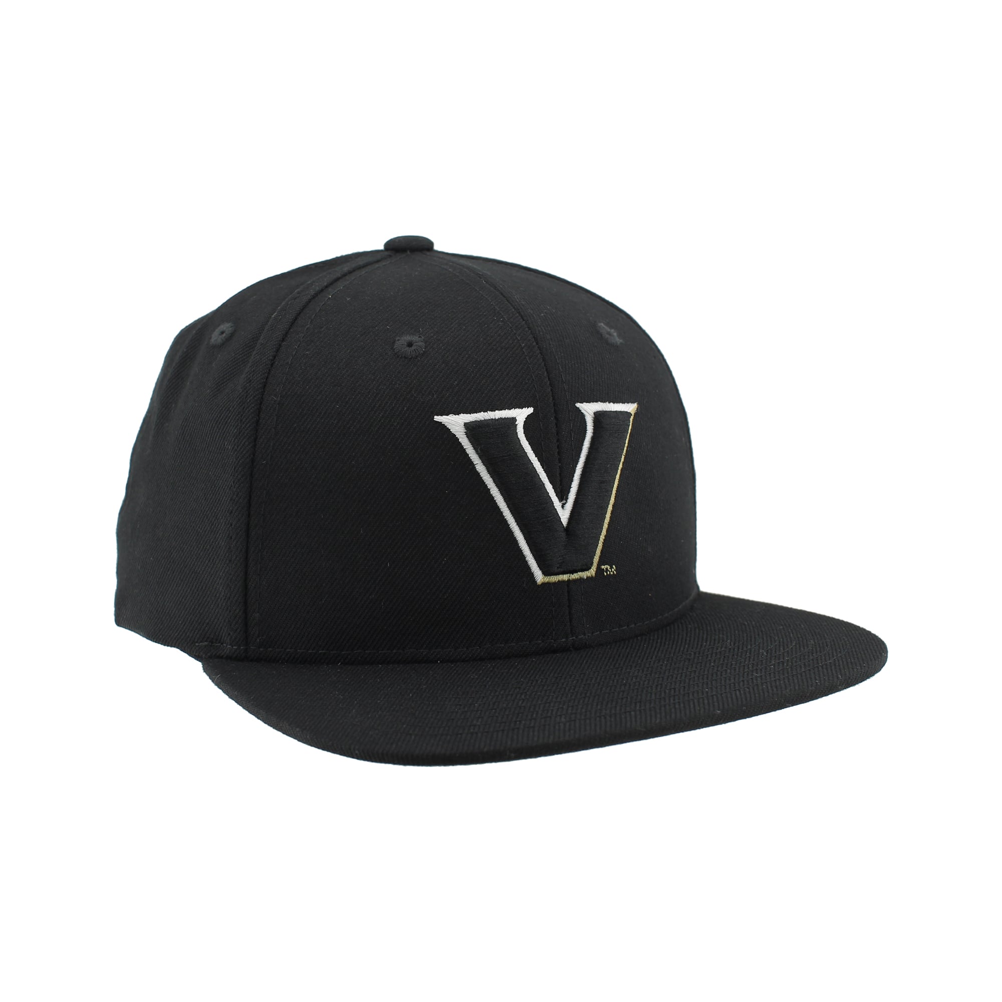 Unisex Zephyr  Black Vanderbilt Commodores Slice 3D Z11 Snapback Hat