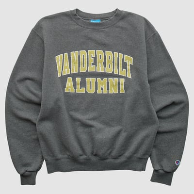 Vanderbilt Commodores Champion 2010s Pullover Sweatshirt - Charcoal - XS by Fanatics Real Vintage