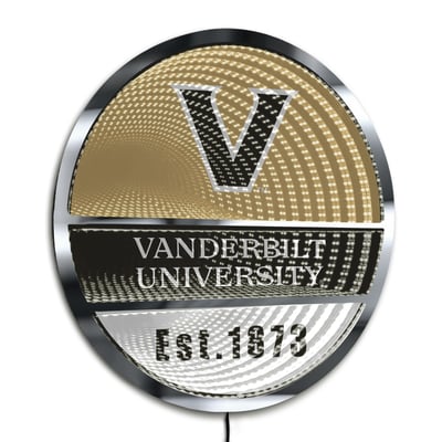 Vanderbilt Commodores Three-Cell Circular Infinity Light
