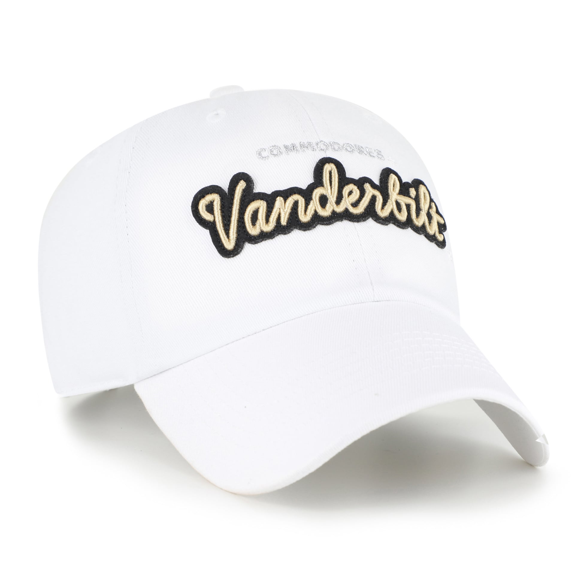Casquette ajustable « White '47 Vanderbilt Commodores Trendy Script Clean Up » pour femme