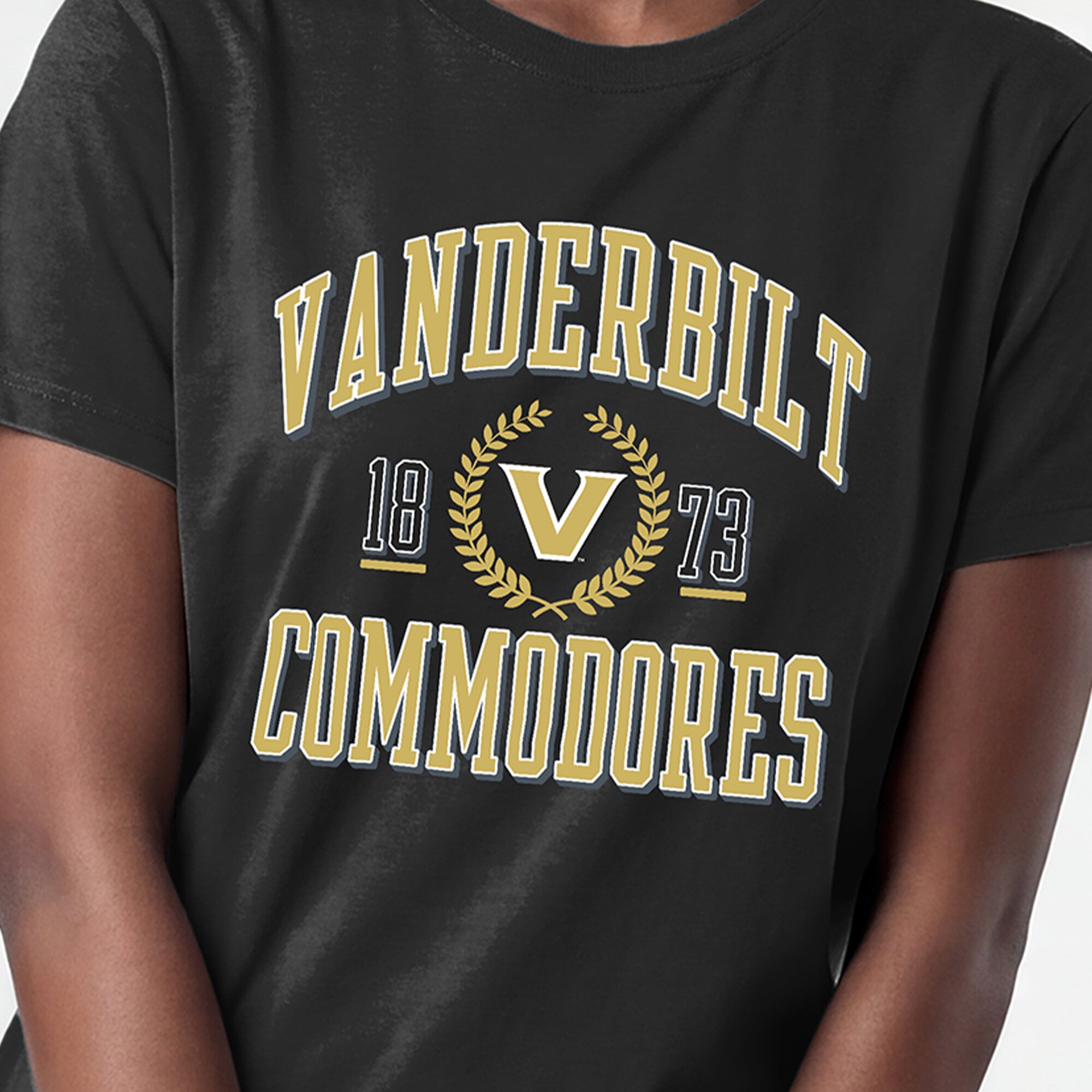 Women's Champion Black Vanderbilt Commodores Lifestyle T-Shirt
