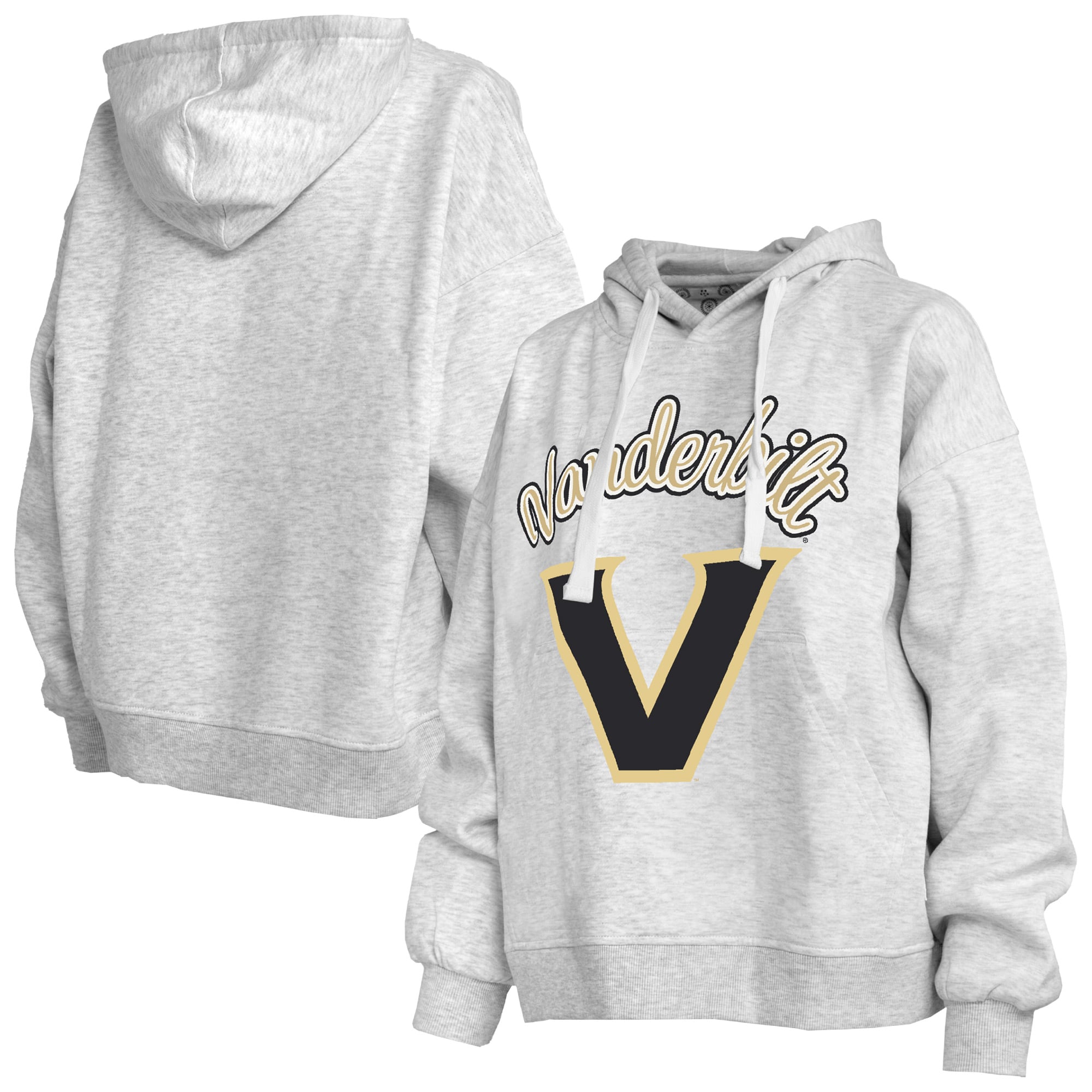 Sweat à capuche Janise gris chiné pour femme, Pressbox Vanderbilt Commodores