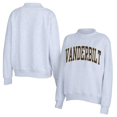 Sweat-shirt à col montant Vanderbilt Commodores ZooZatz pour femme - Gris