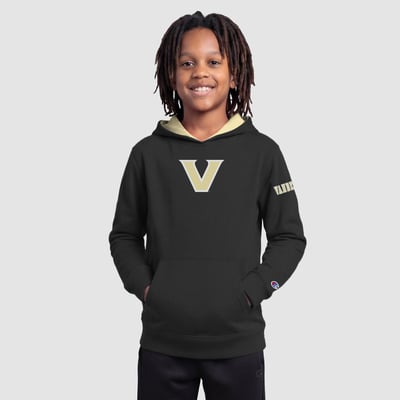  Vanderbilt Commodores Champion Youth Fleece Hoodie - Black