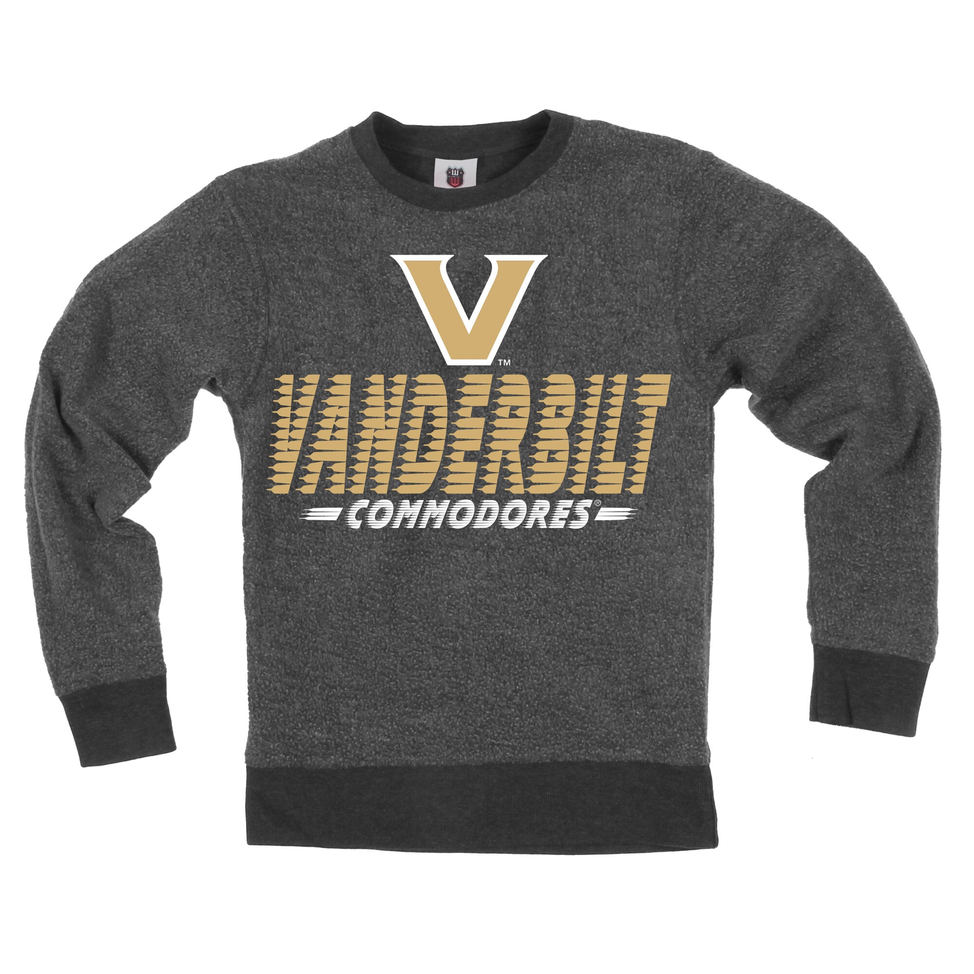 Youth Wes & Willy  Black Vanderbilt Commodores Reversible Sweatshirt