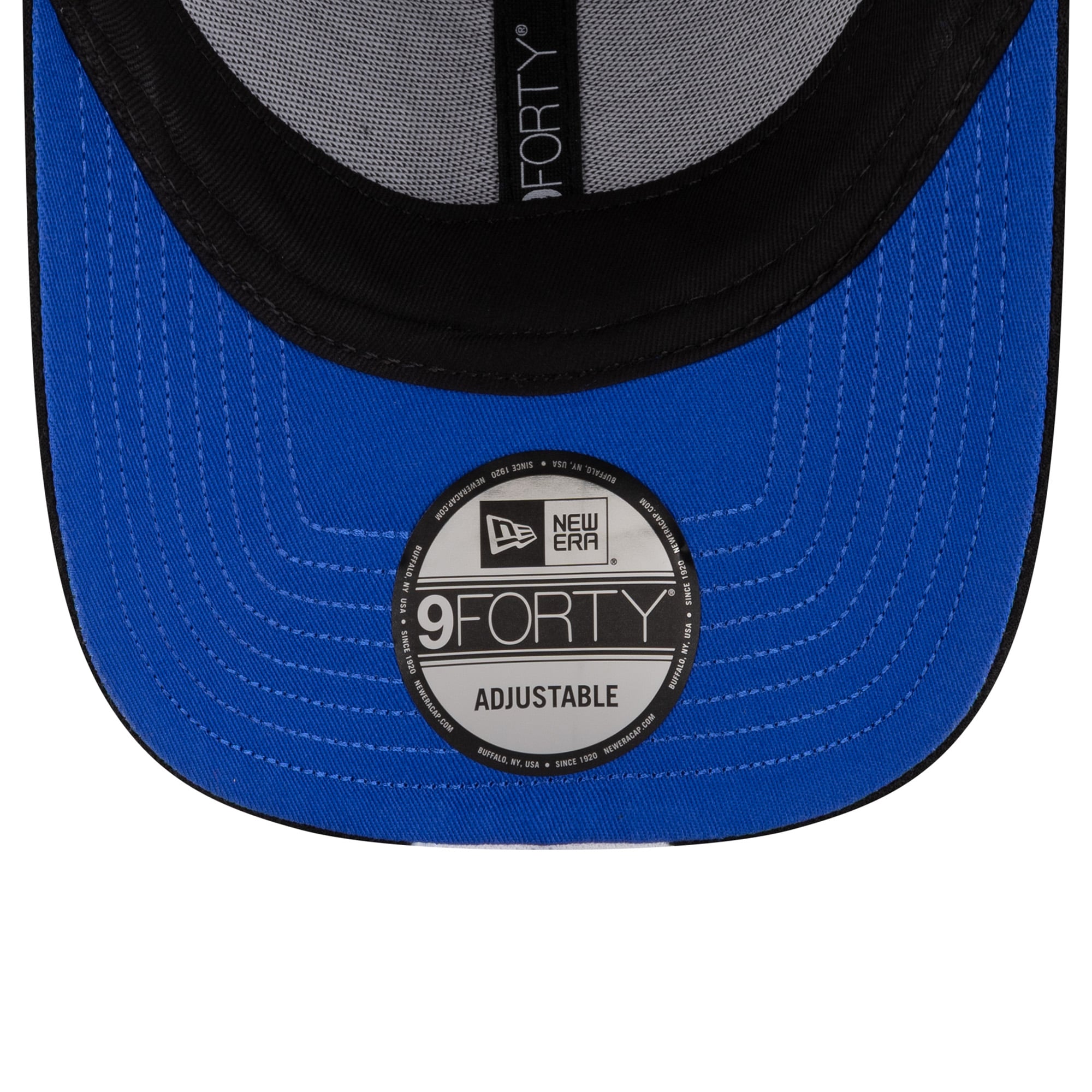 Men's New Era  Blue VCARB Stripe Team 9FORTY Adjustable Hat