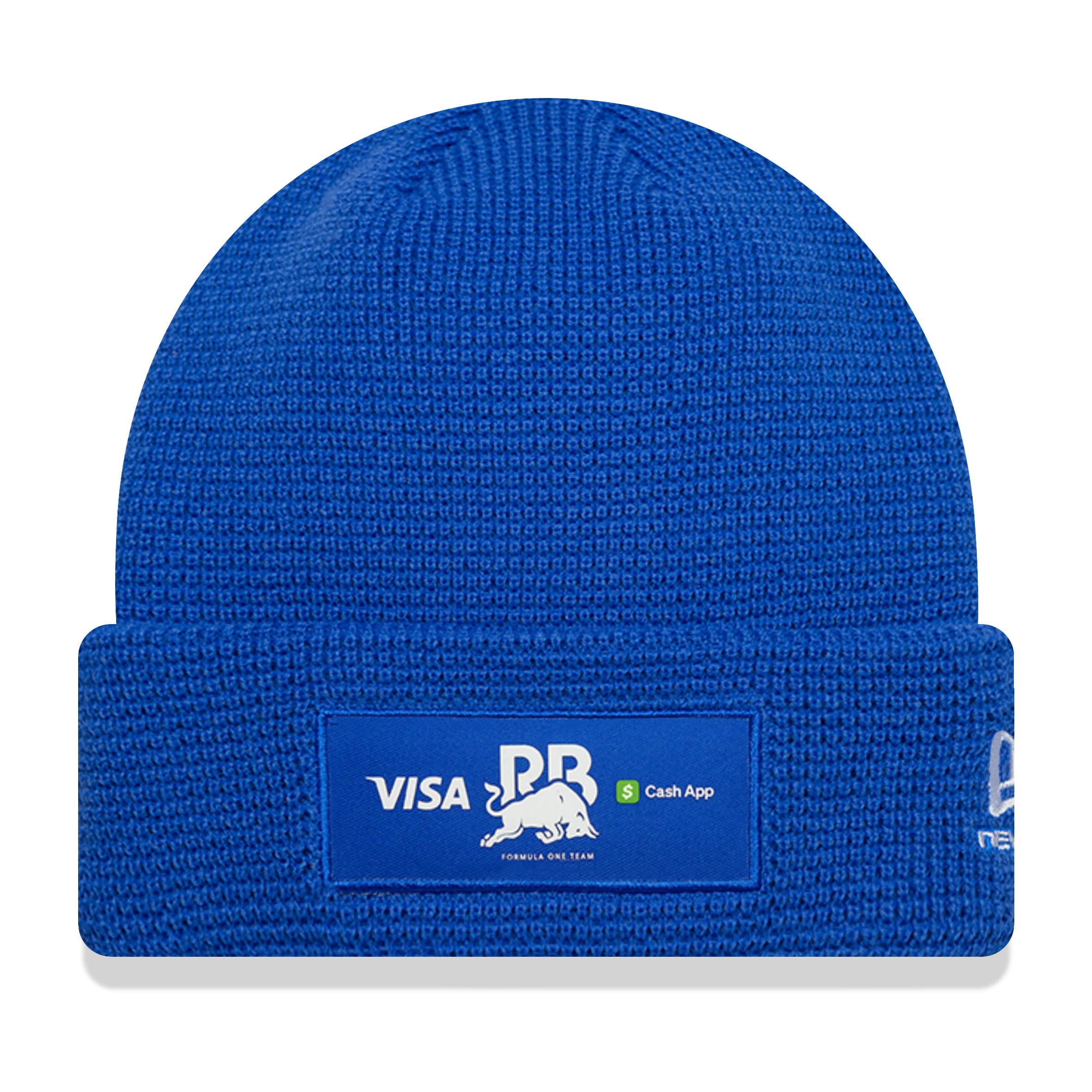 Men's New Era  Blue VCARB Team Waffle Cuffed Knit Hat