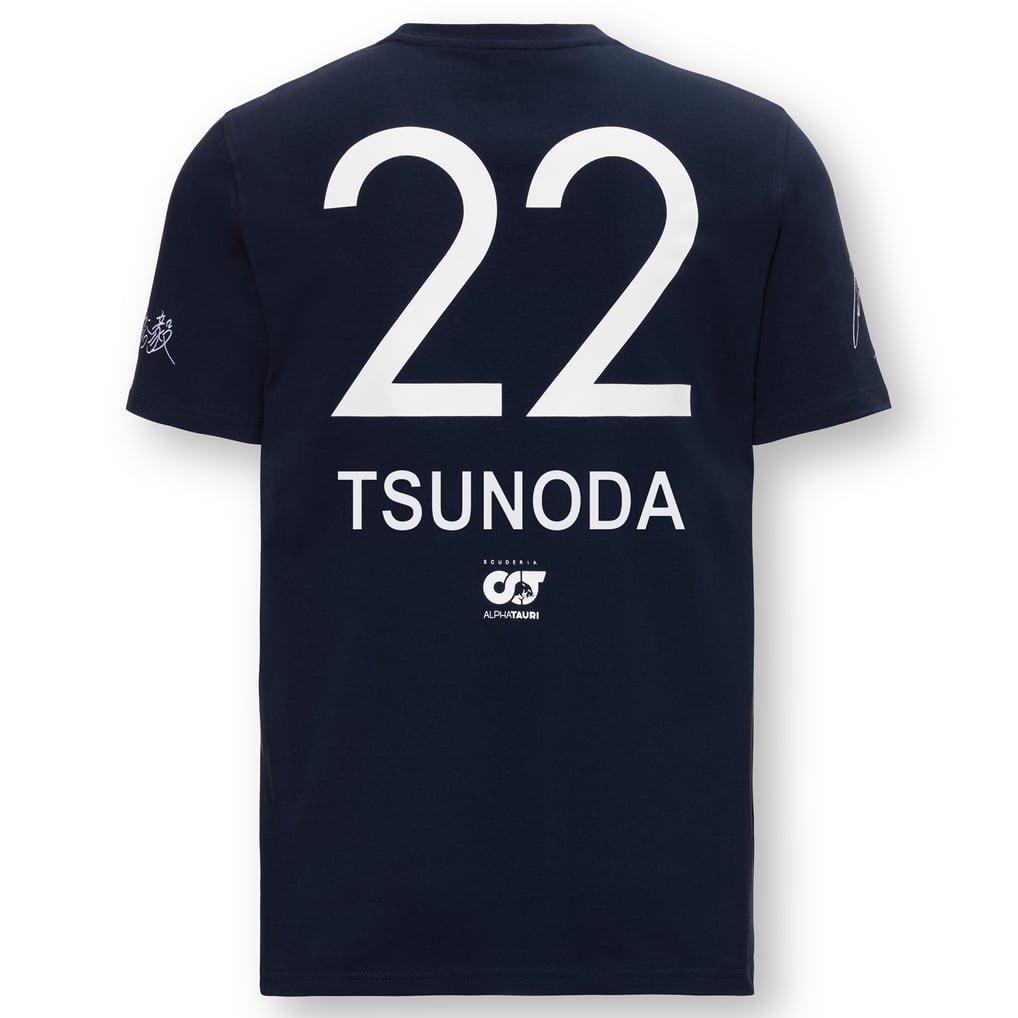 オラクルレッドブルレーシング2023チーム角田裕毅ドライバーTシャツ