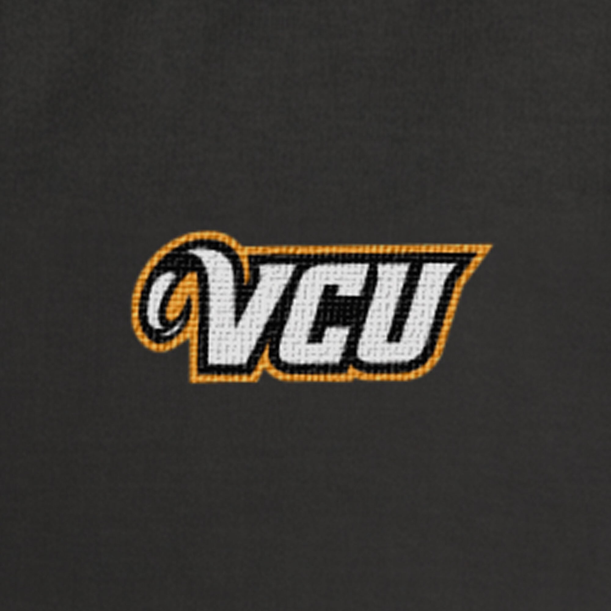 Men's Champion Black VCU Rams Quarter-Zip Fleece Pullover