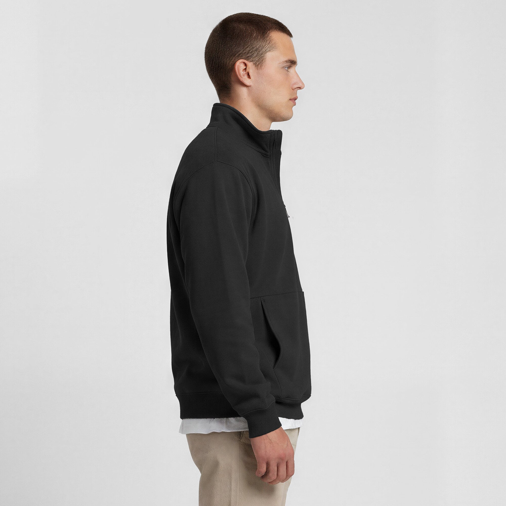 Men's Champion Black VCU Rams Quarter-Zip Fleece Pullover
