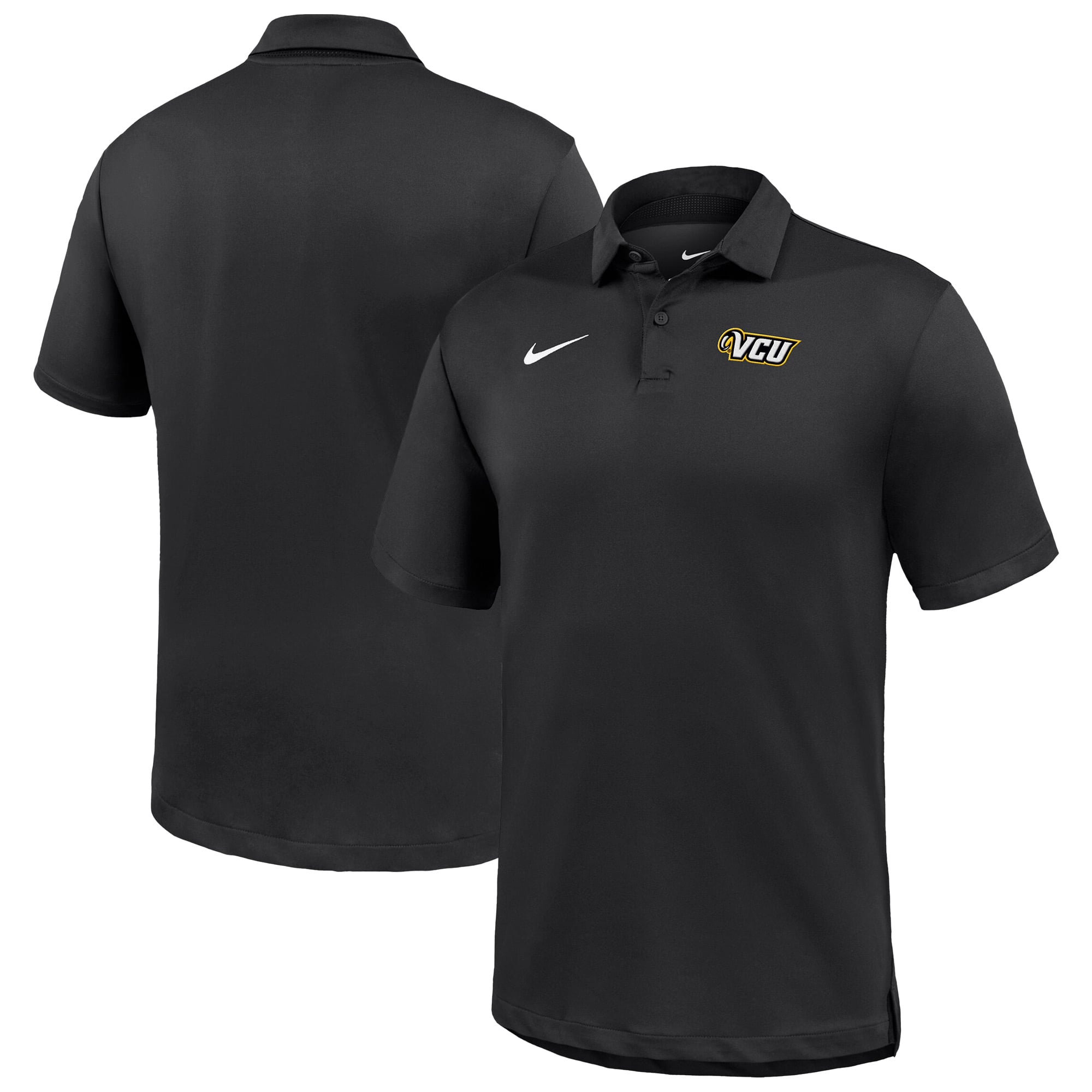 Polo Nike noir pour homme VCU Rams 2026 Sideline