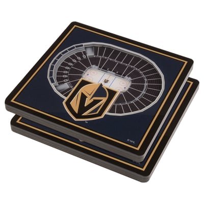Vegas Golden Knights Fanpoint 3D StadiumView Coasters