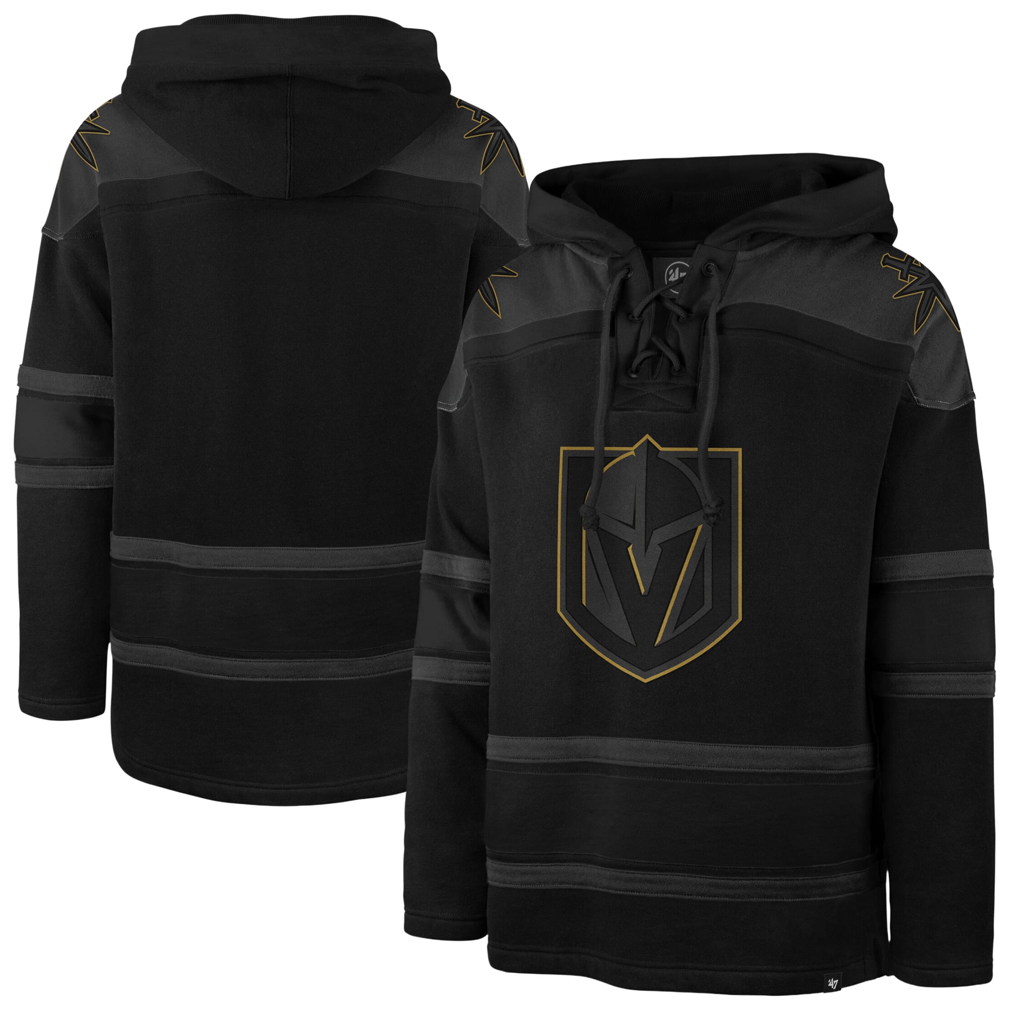 Sweat à capuche lacets Vegas Golden Knights Fall Color Pop noir pour homme, modèle 47