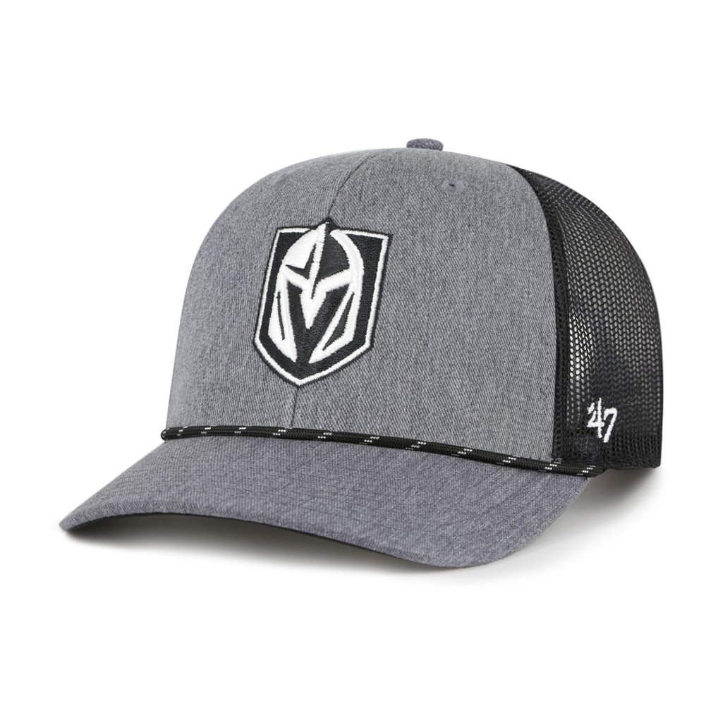 Men's Vegas Golden Knights  '47 Gray Carbon Rope Trucker Adjustable Hat
