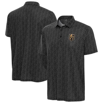 Vegas Golden Knights Antigua Vigorous Polo - Black
