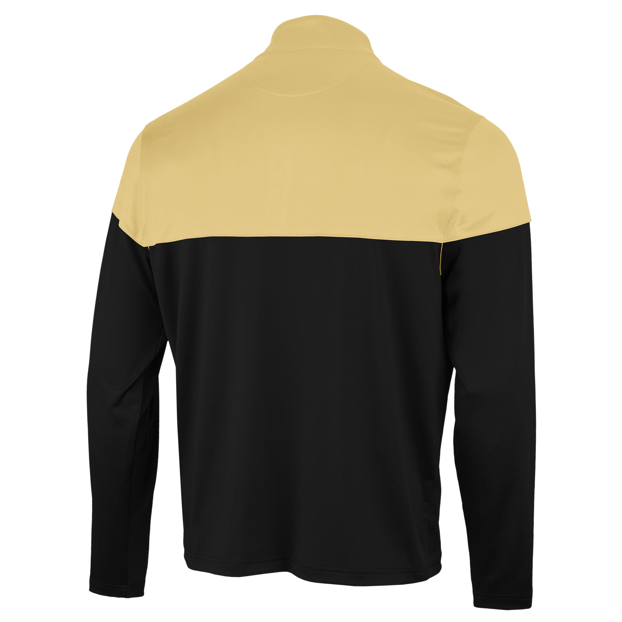Pull à col zippé Antigua noir et or Vegas Golden Knights pour homme