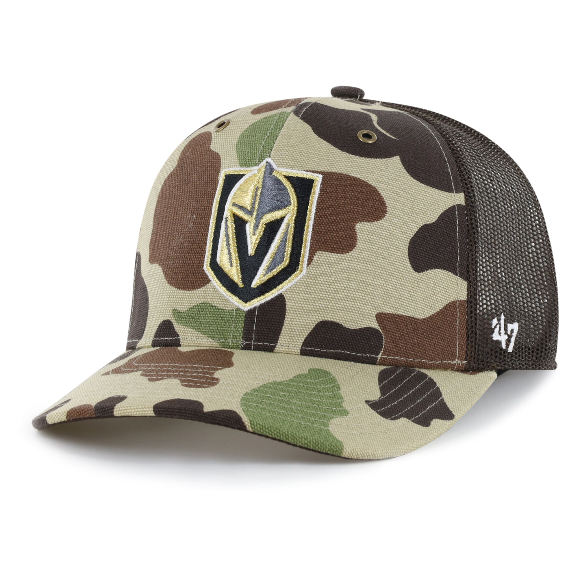 Casquette trucker ajustable Carhartt x '47 Duck Camo Vegas Golden Knights pour homme