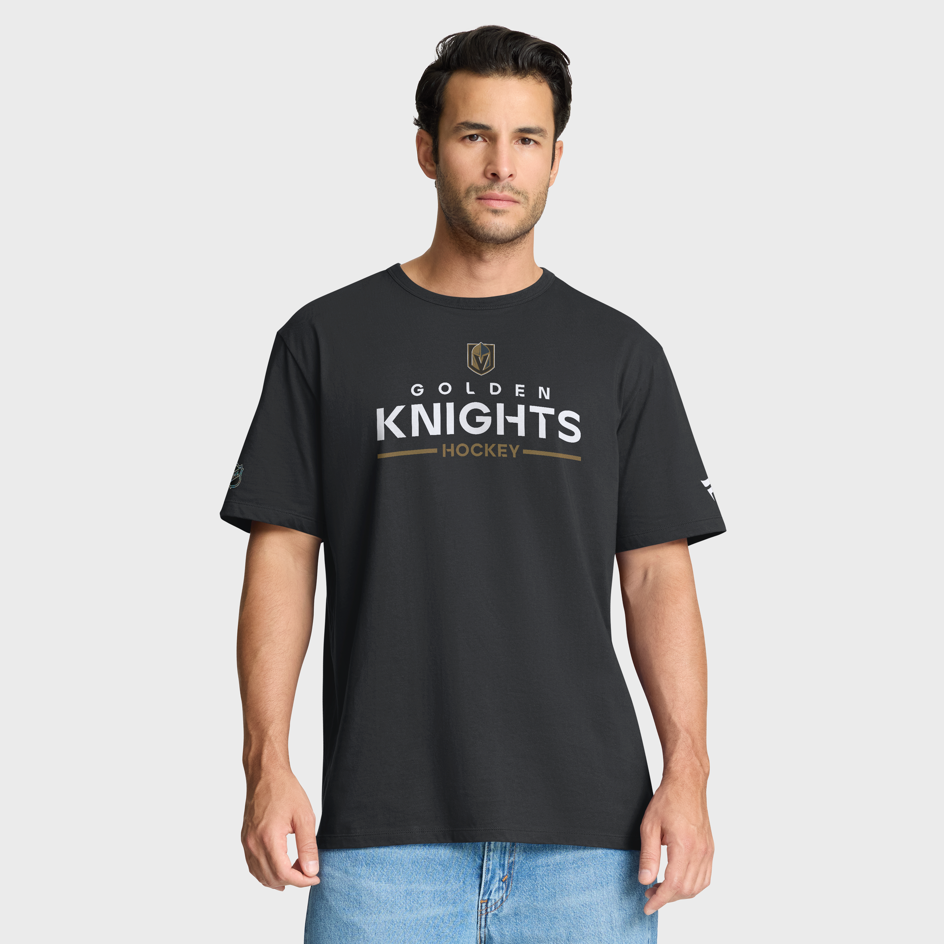 T-shirt authentique Pro Primary pour homme Fanatics Black Vegas Golden Knights