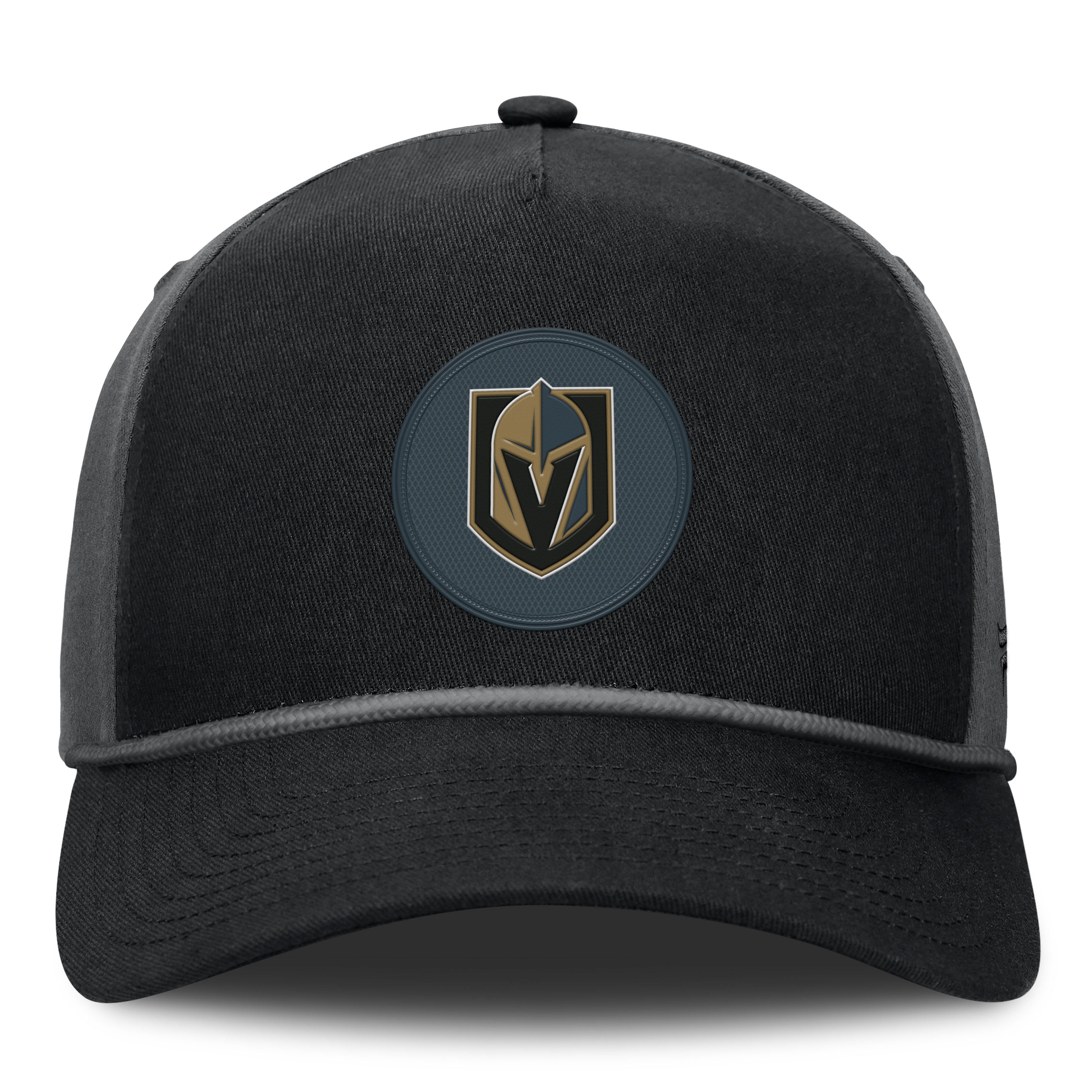 Men's Fanatics Black Vegas Golden Knights Authentic Pro Rink A-Frame Adjustable Hat