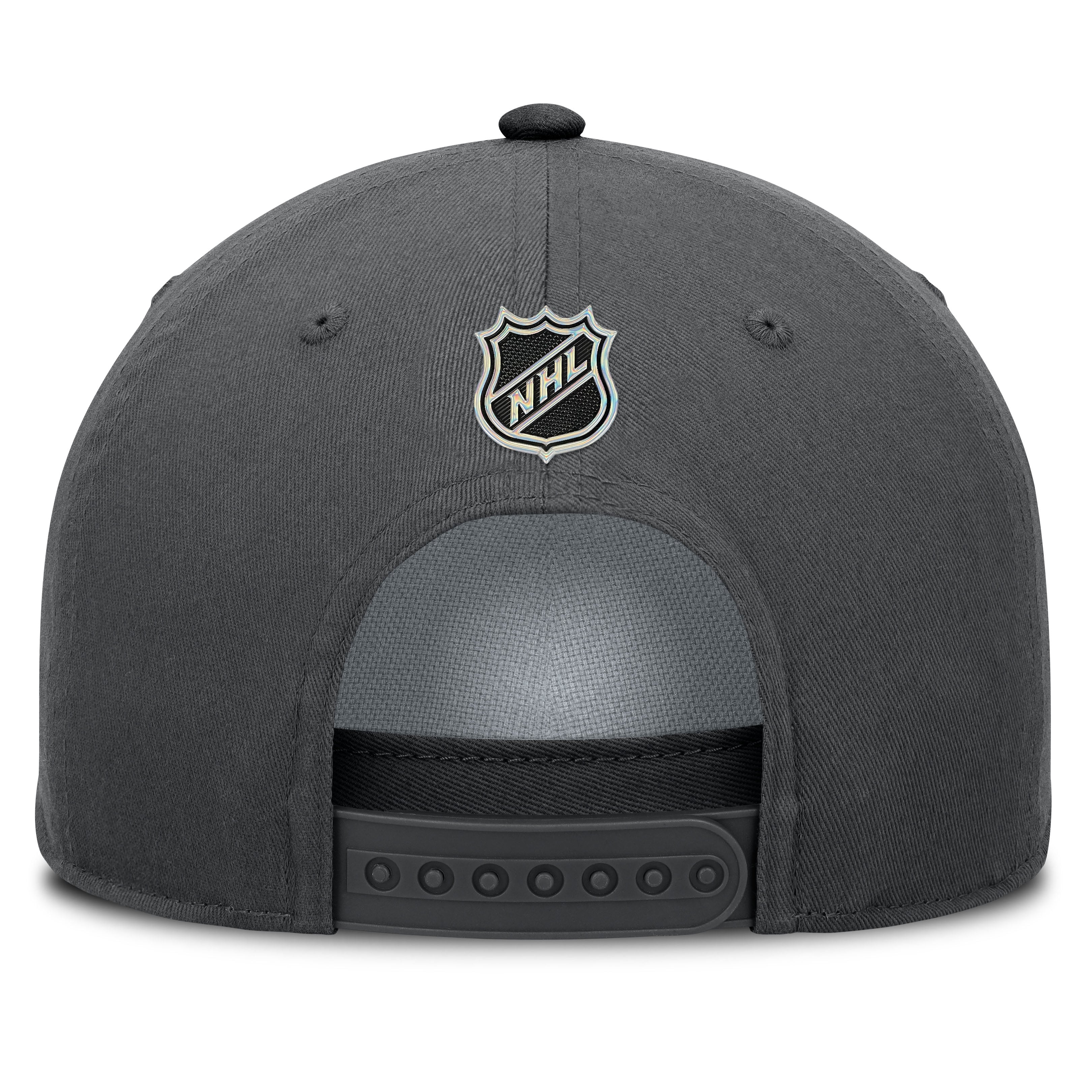 Men's Fanatics Black Vegas Golden Knights Authentic Pro Rink A-Frame Adjustable Hat