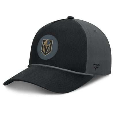 Men's Vegas Golden Knights Fanatics Black Authentic Pro Rink A-Frame Adjustable Hat