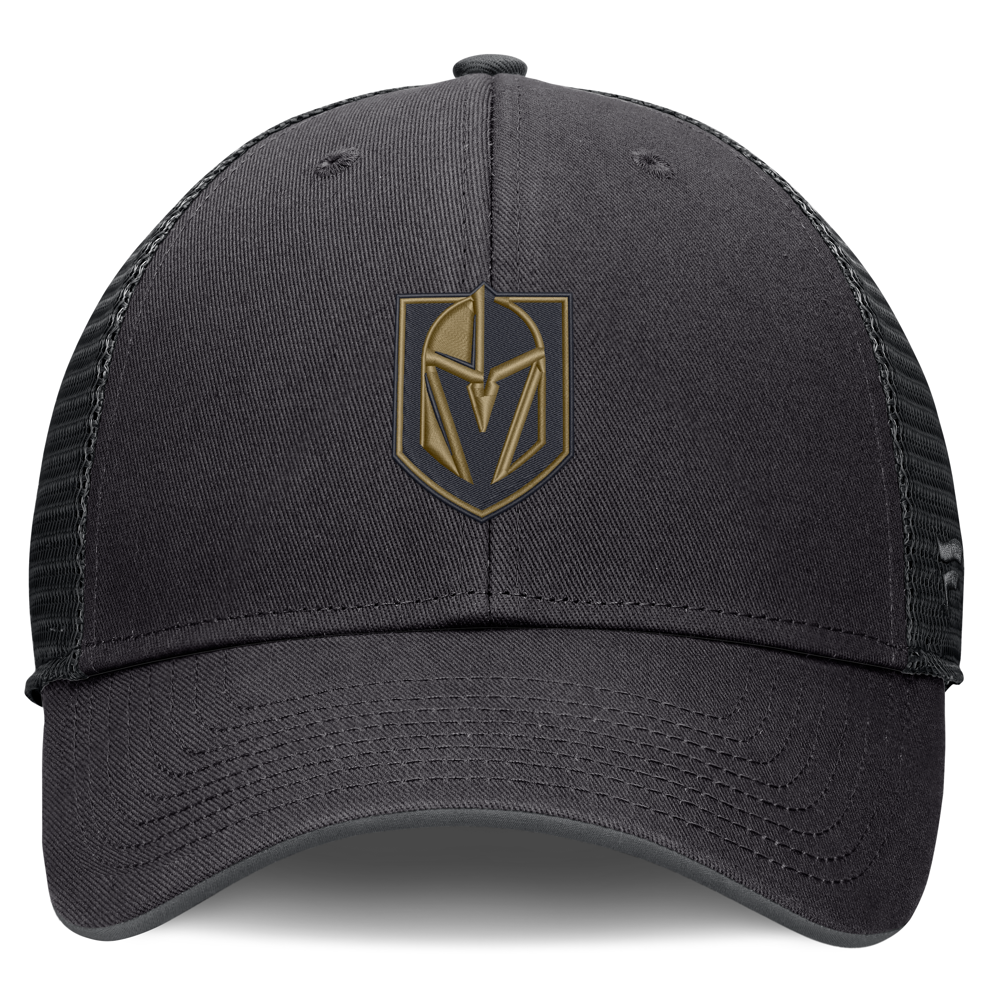 Men's Fanatics Black Vegas Golden Knights Fundamental Limits Trucker Adjustable Hat
