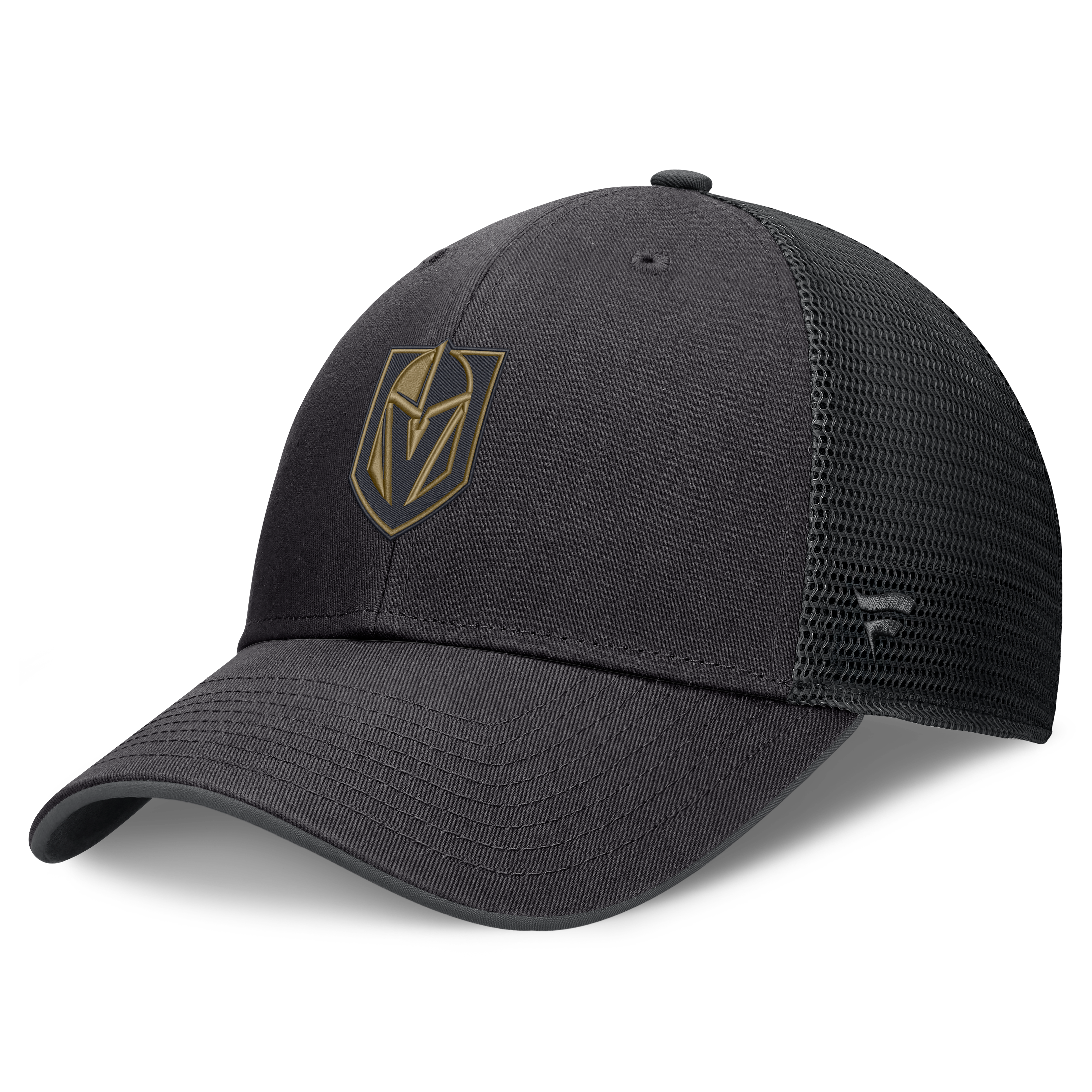 Men's Fanatics Black Vegas Golden Knights Fundamental Limits Trucker Adjustable Hat