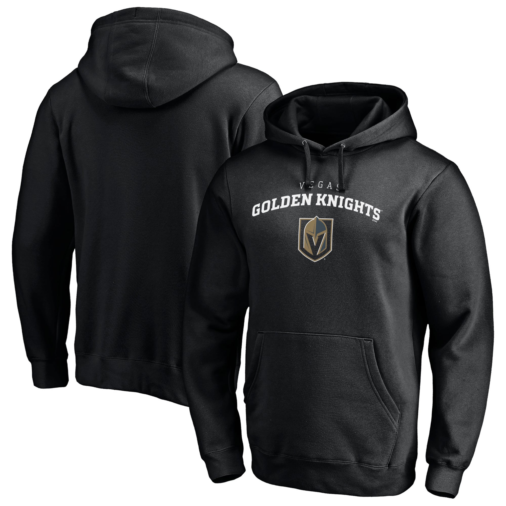 Sweat à capuche ajusté Fanatics Black Vegas Golden Knights pour homme