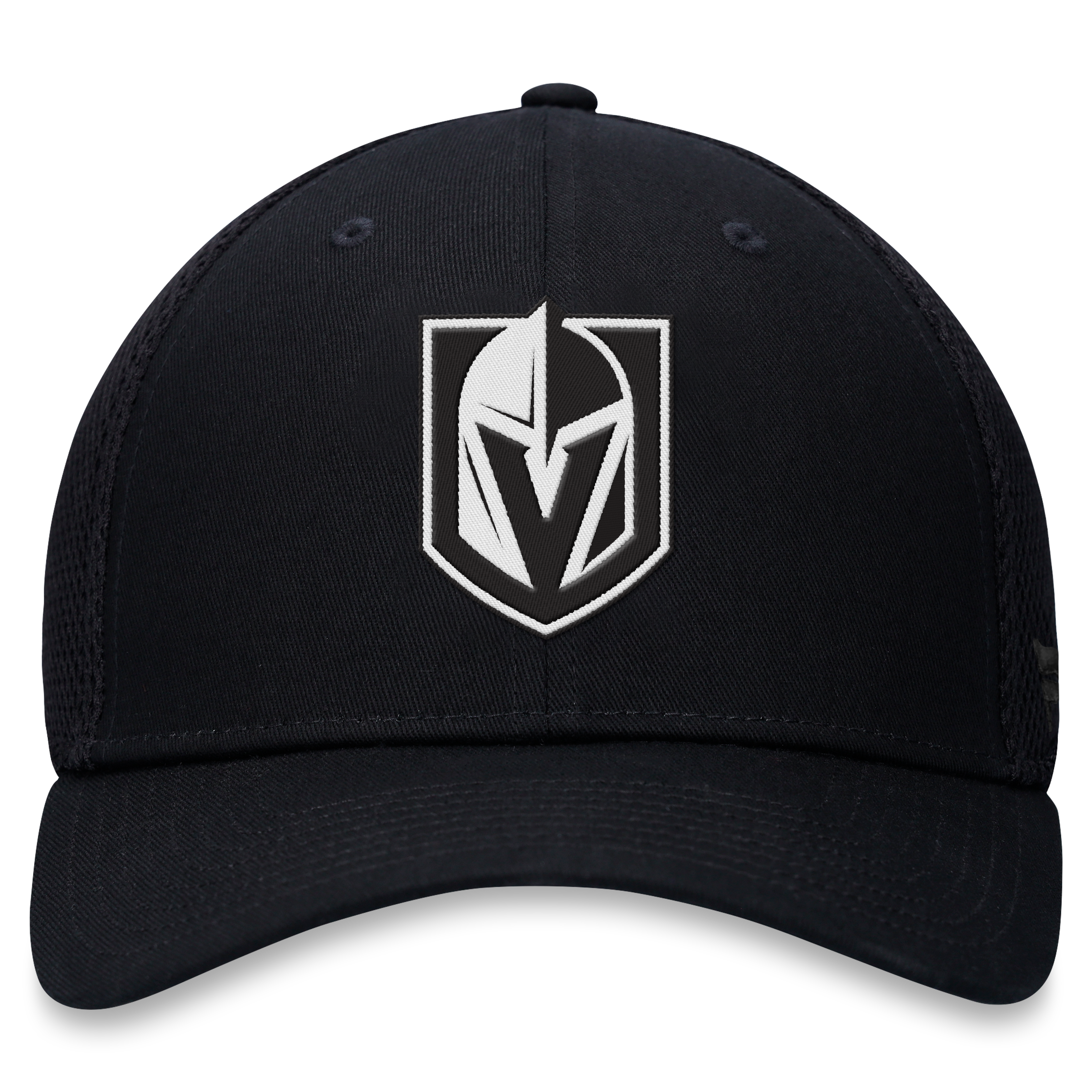 Casquette extensible à dos en maille ton sur Fanatics Black Vegas Golden Knights pour homme