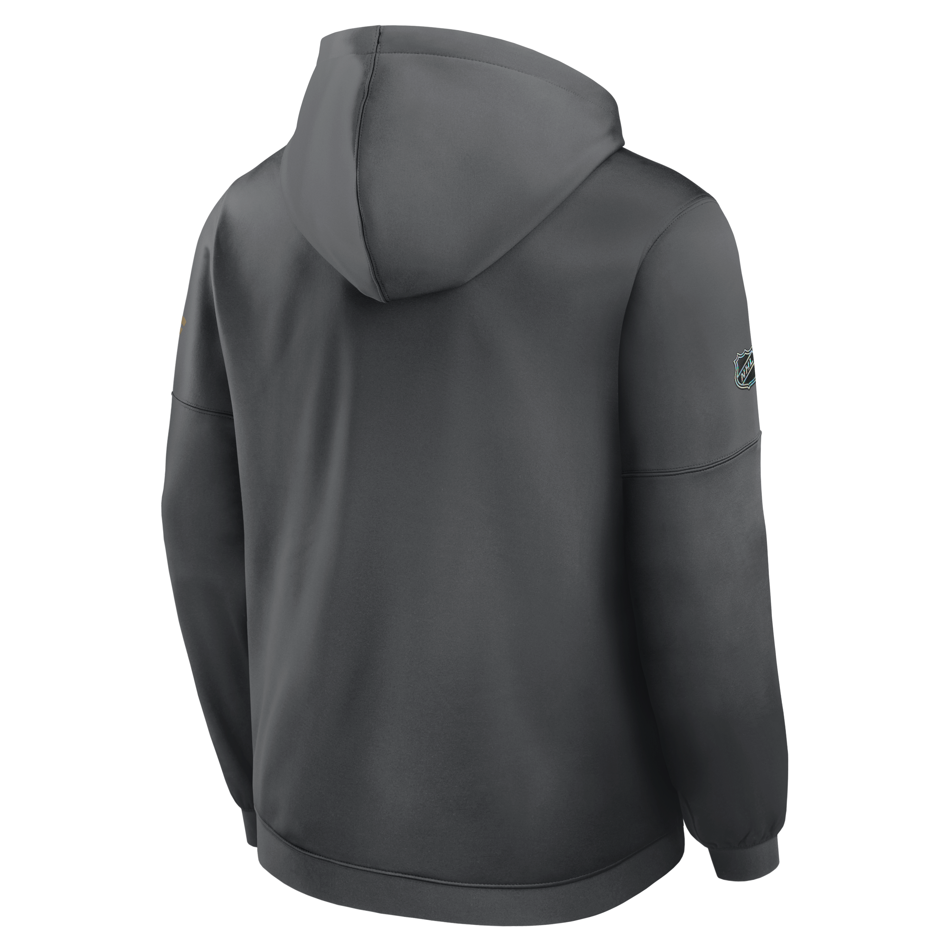 Men's Fanatics Charcoal Vegas Golden Knights Authentic Pro Rink Fleece Pullover Hoodie