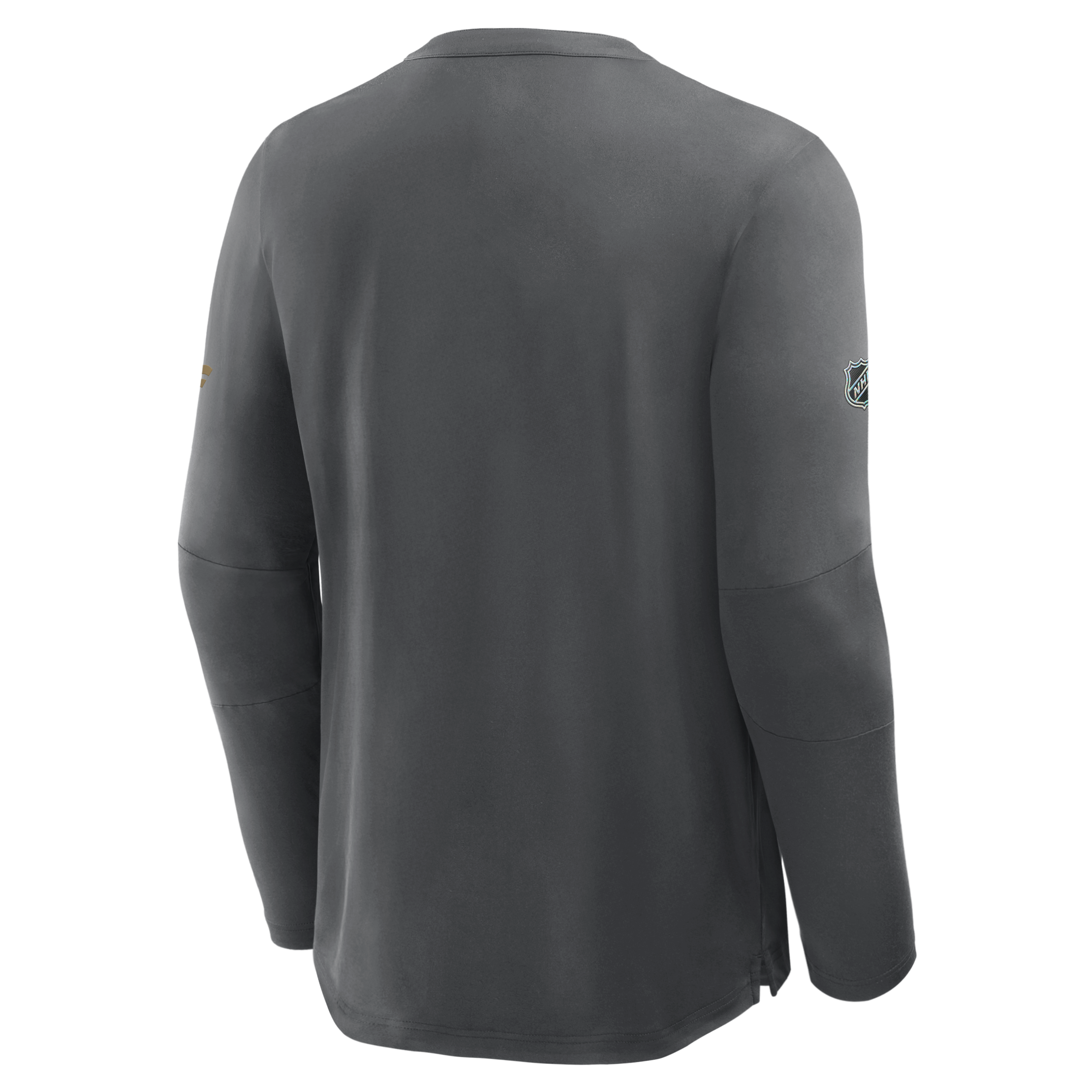 Men's Fanatics Charcoal Vegas Golden Knights Authentic Pro Rink Tech Long Sleeve T-Shirt
