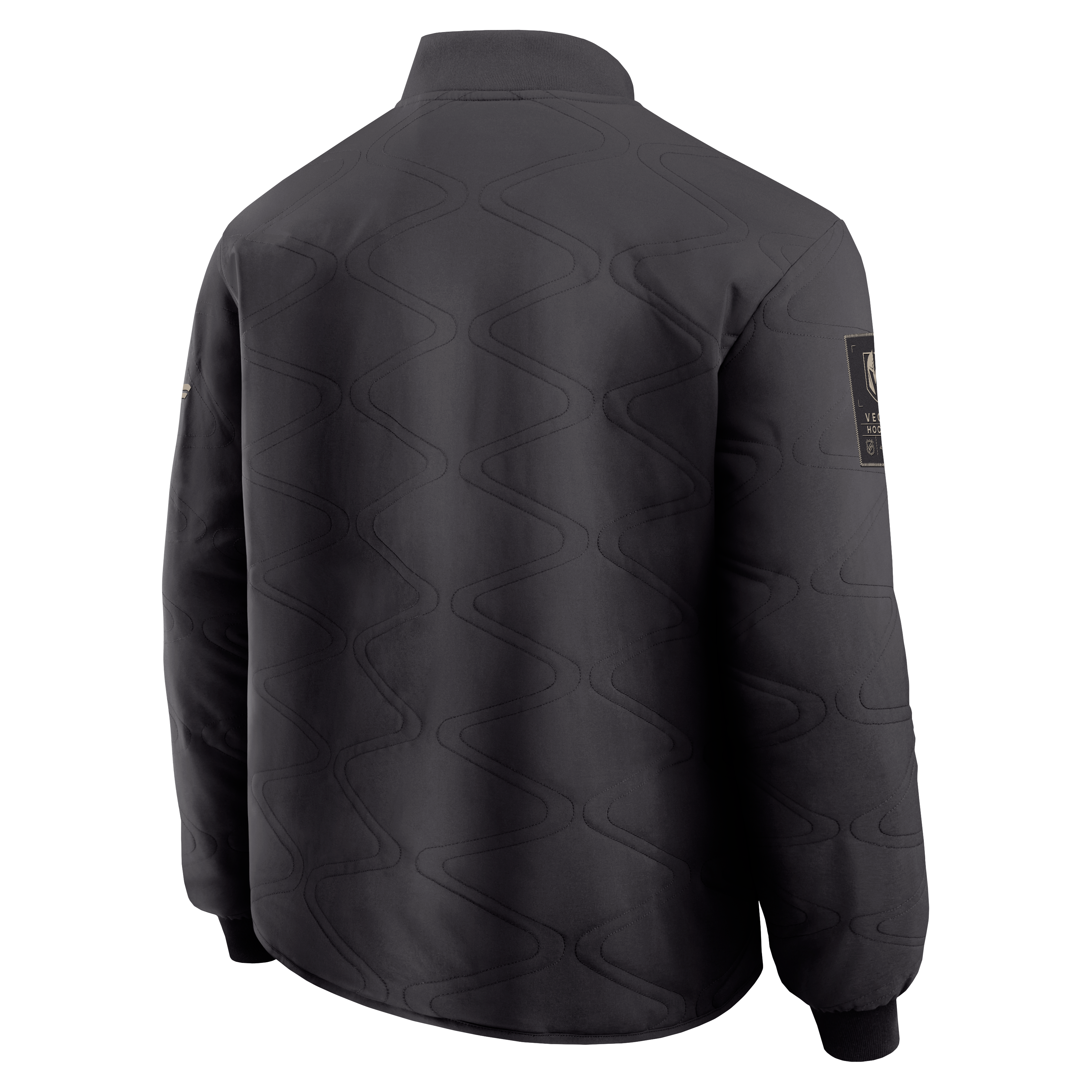 Men's Fanatics Charcoal Vegas Golden Knights Authentic Pro Road Bomber Jacket