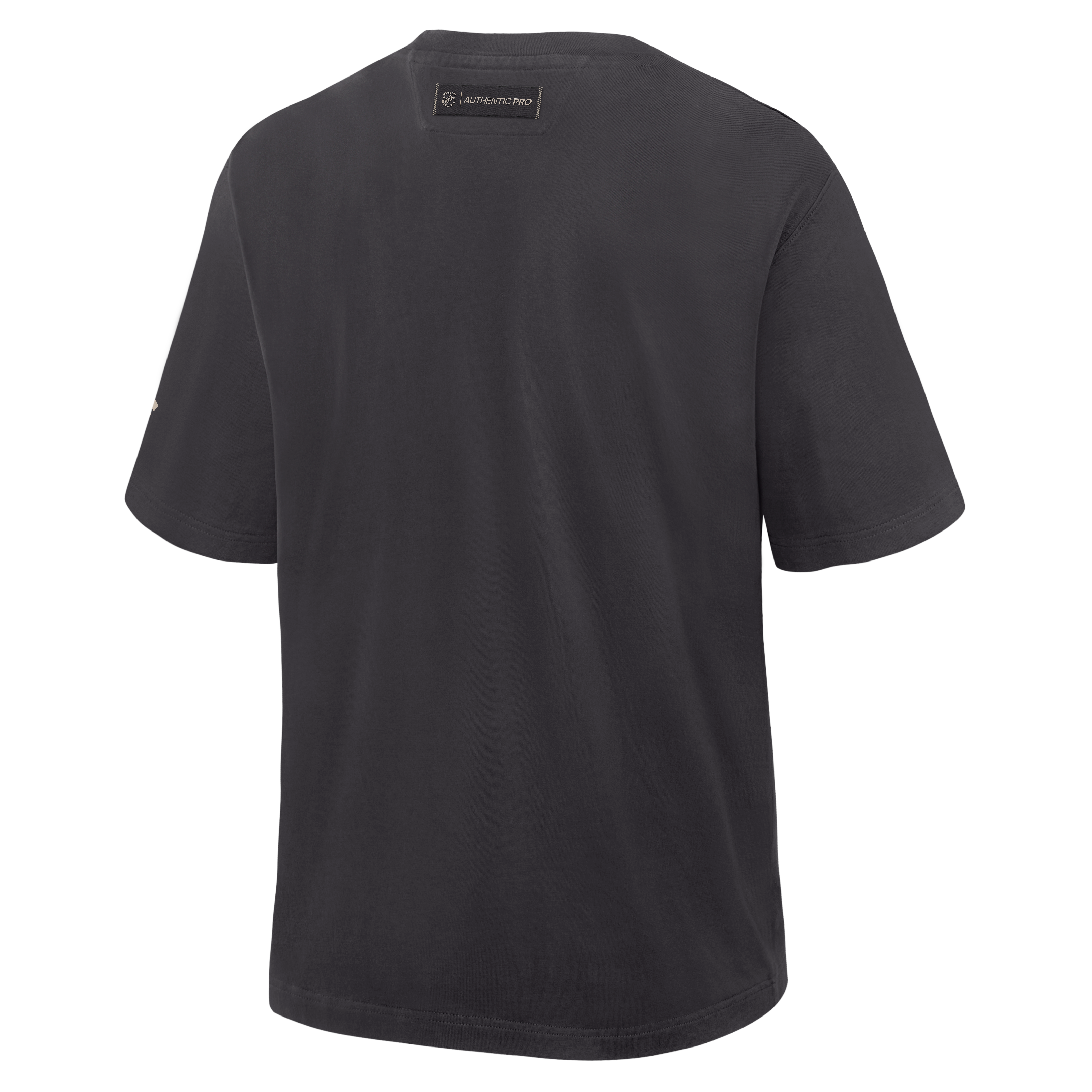 Men's Fanatics Charcoal Vegas Golden Knights Authentic Pro Road Heavyweight T-Shirt
