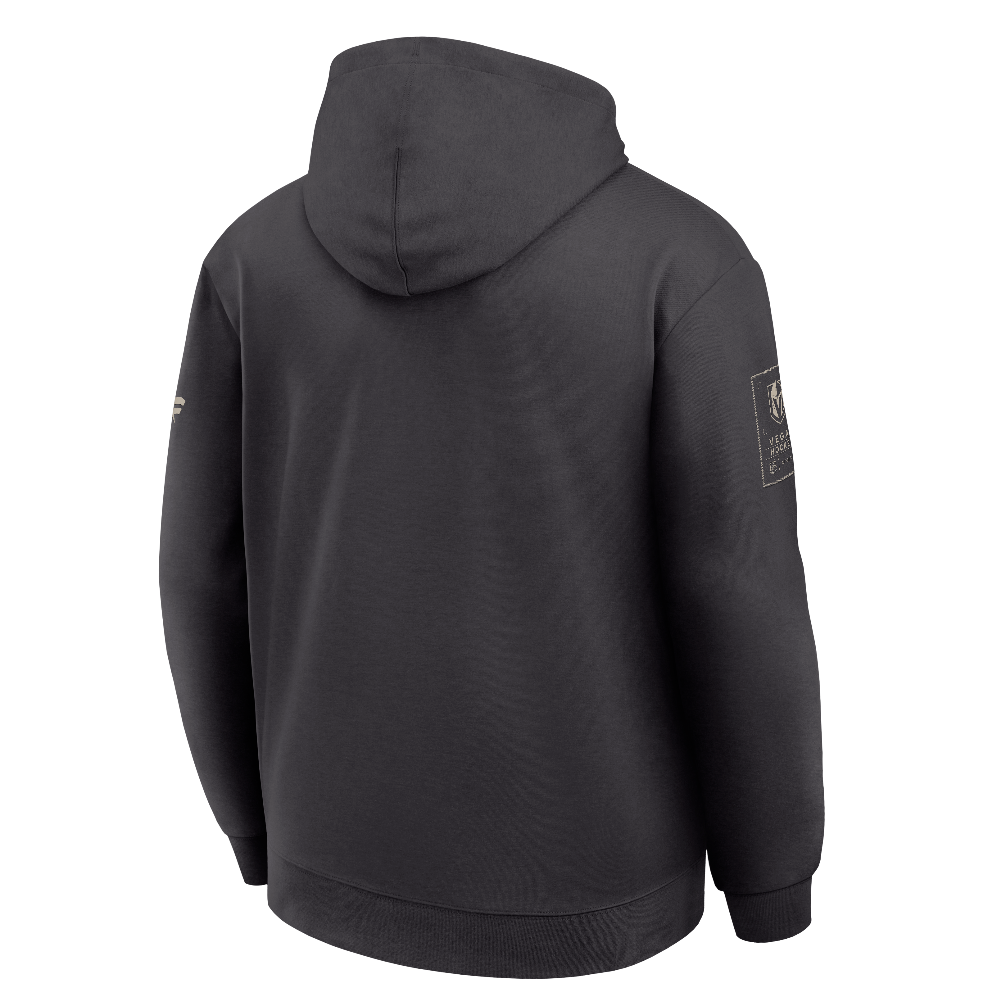 Men's Fanatics Charcoal Vegas Golden Knights Authentic Pro Road Pullover Hoodie