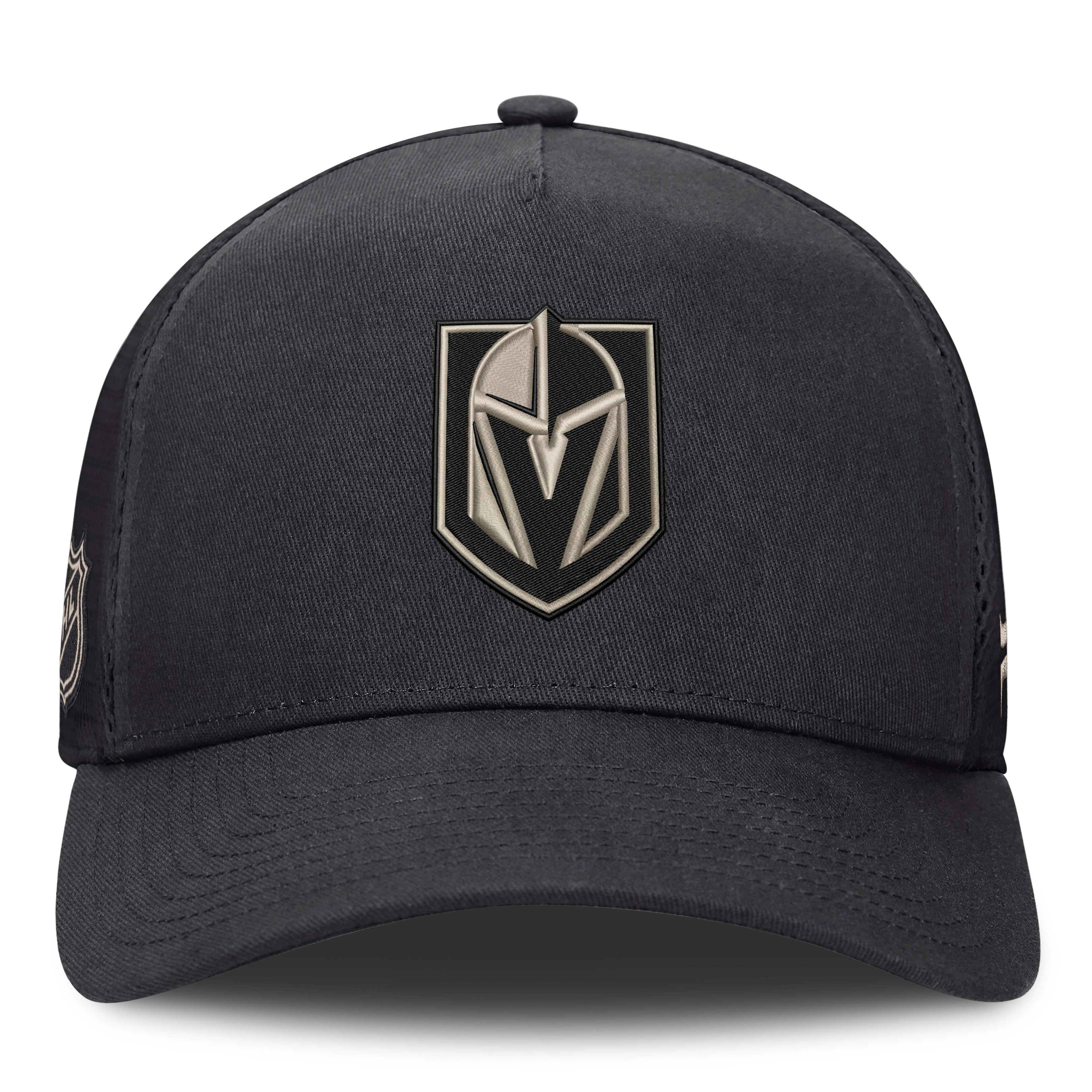Men's Fanatics Charcoal Vegas Golden Knights Authentic Pro Road Soft Wash A-Frame Meshback Hat