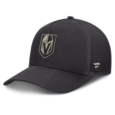 Men's Vegas Golden Knights Fanatics Charcoal Authentic Pro Road Soft Wash A-Frame Meshback Hat