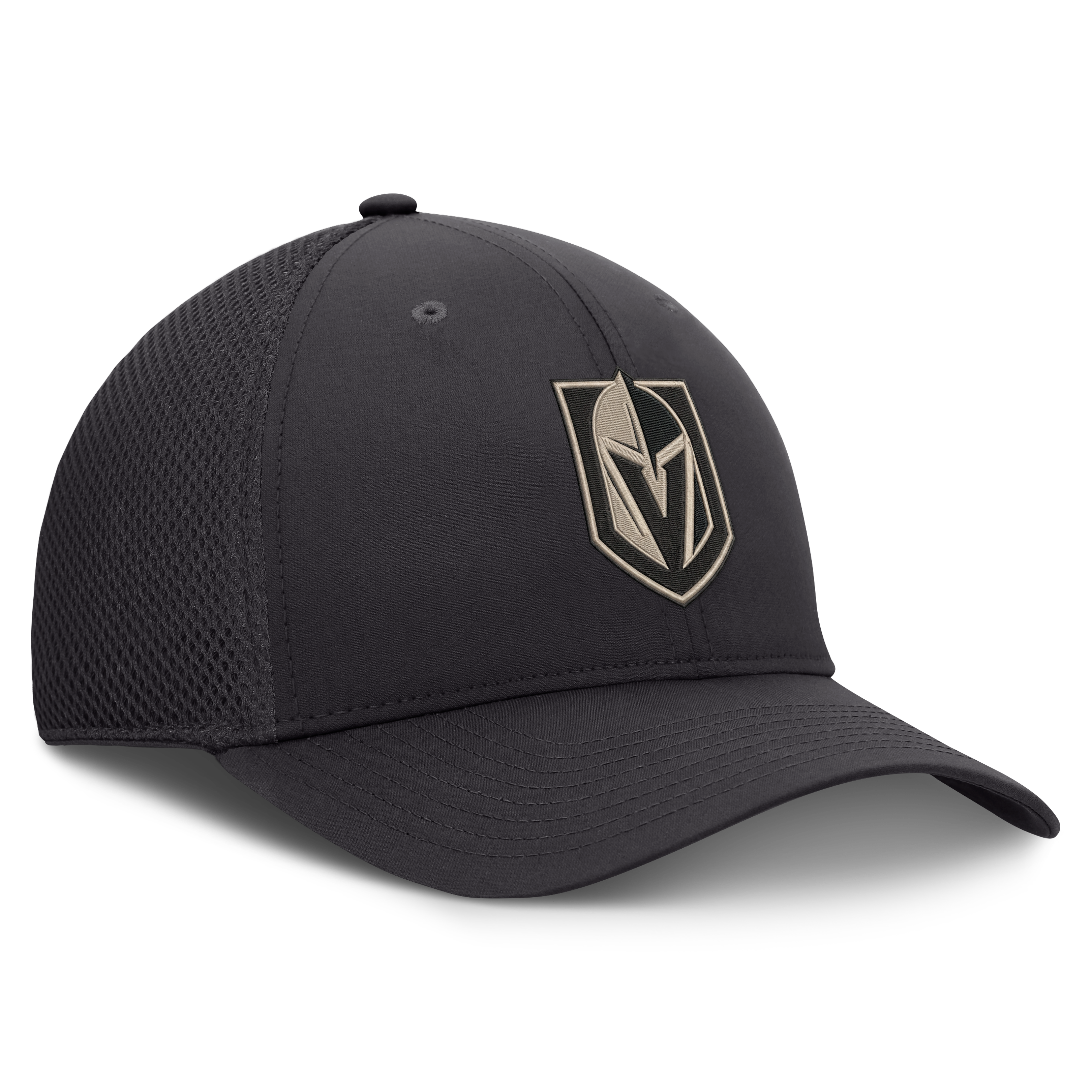 Men's Fanatics Charcoal Vegas Golden Knights Road Meshback Stretch Hat