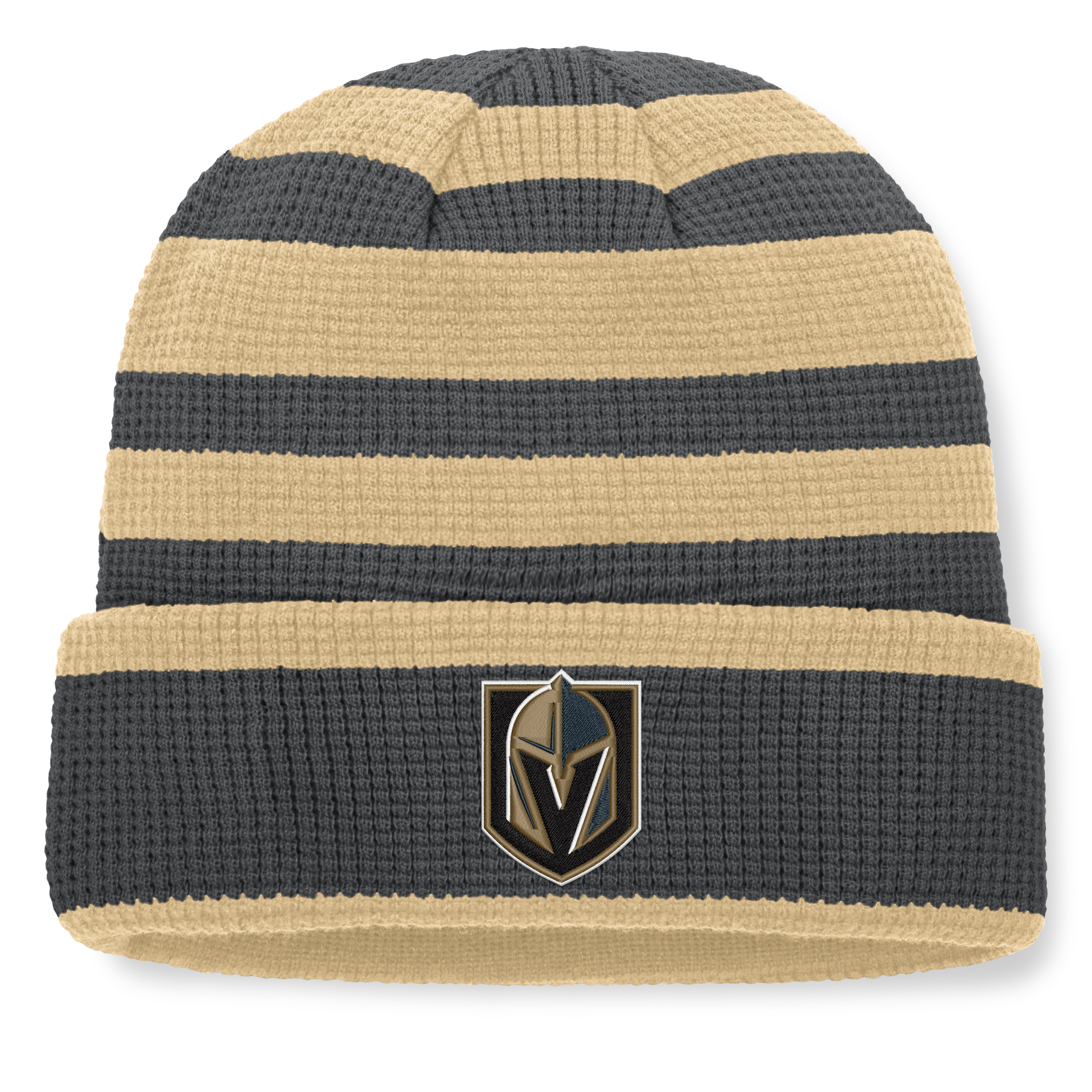 Men's Fanatics Charcoal/Gold Vegas Golden Knights Fundamental Steady Cuffed Knit Hat