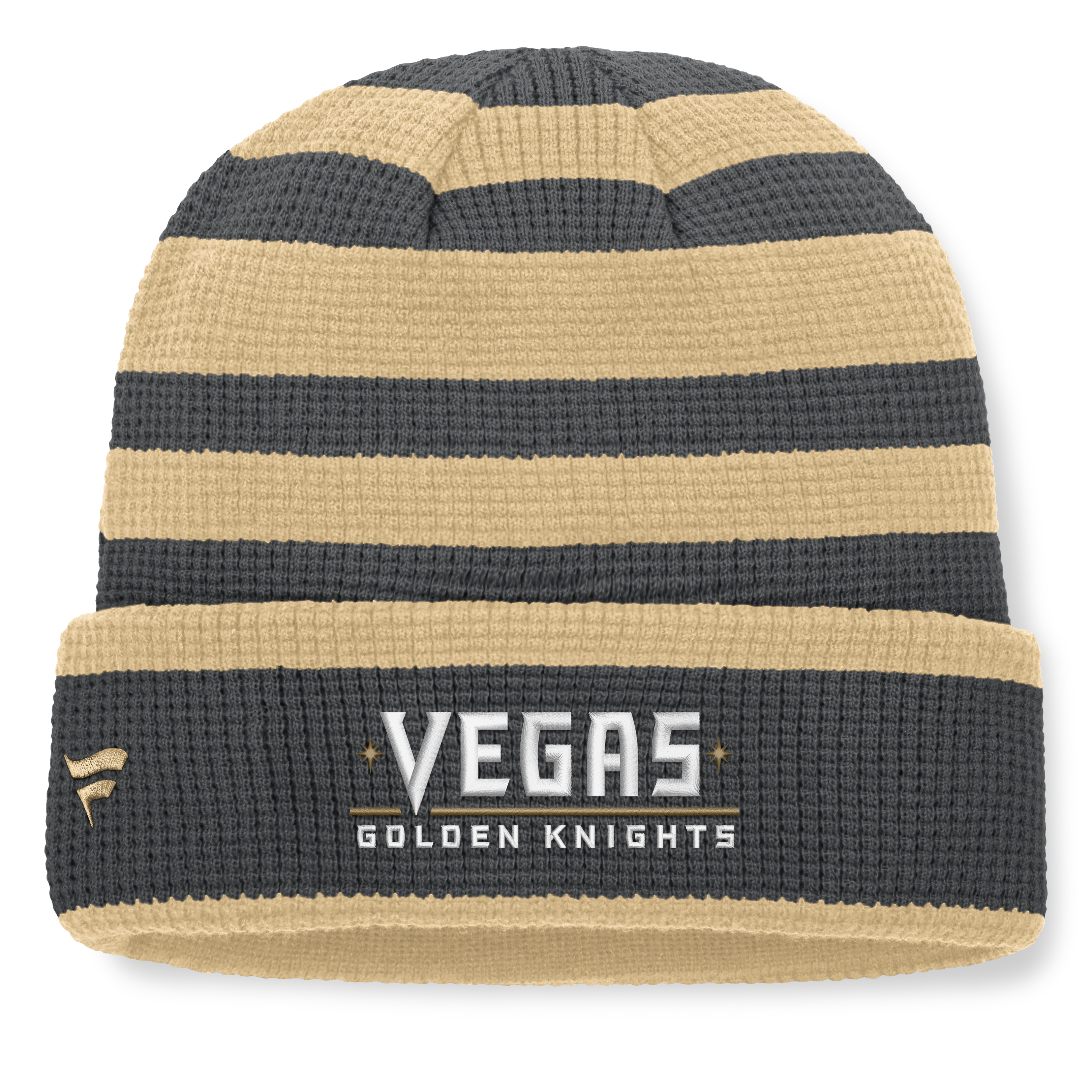 Men's Fanatics Charcoal/Gold Vegas Golden Knights Fundamental Steady Cuffed Knit Hat