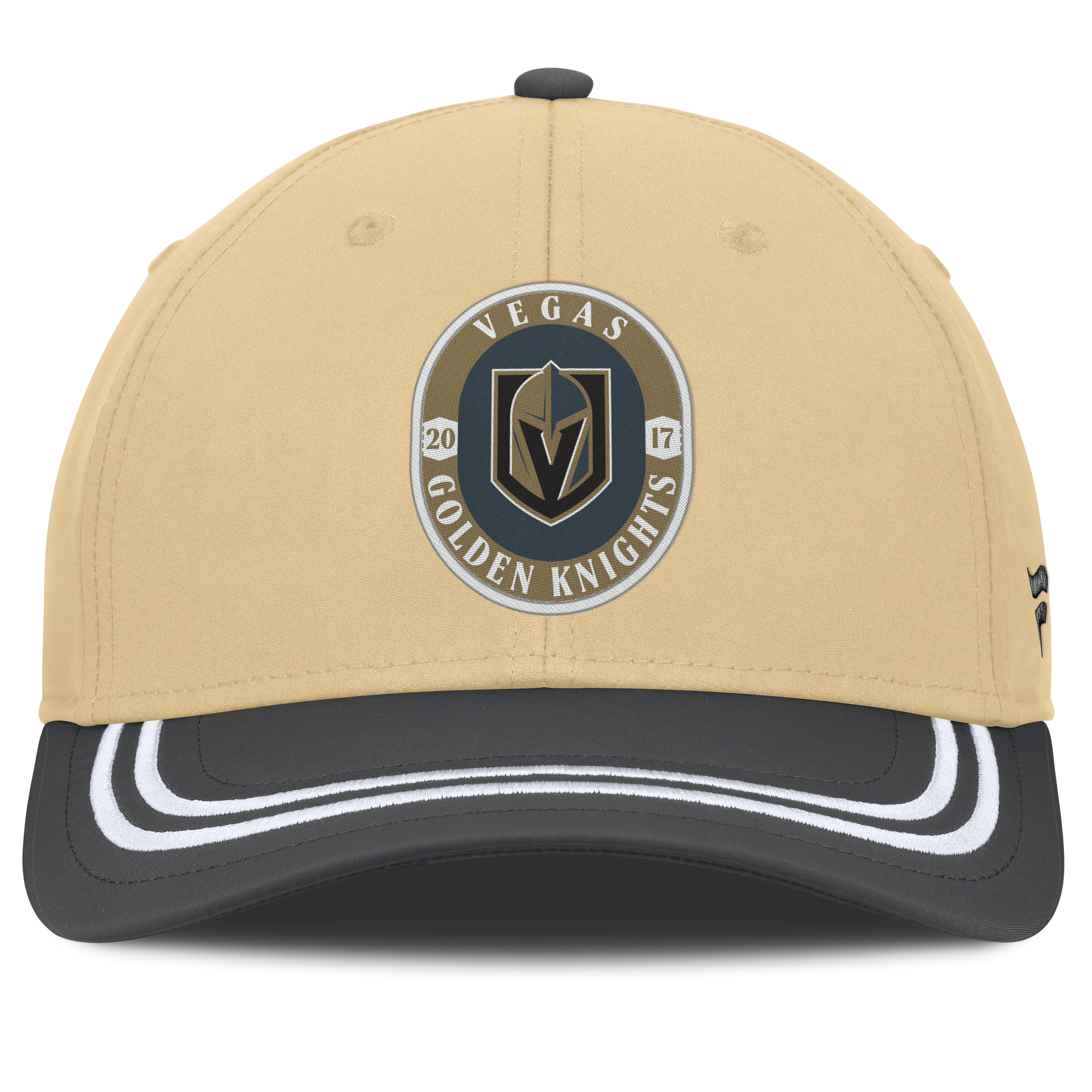 Men's Fanatics Gold/Charcoal Vegas Golden Knights Fundamental Stretch Hat