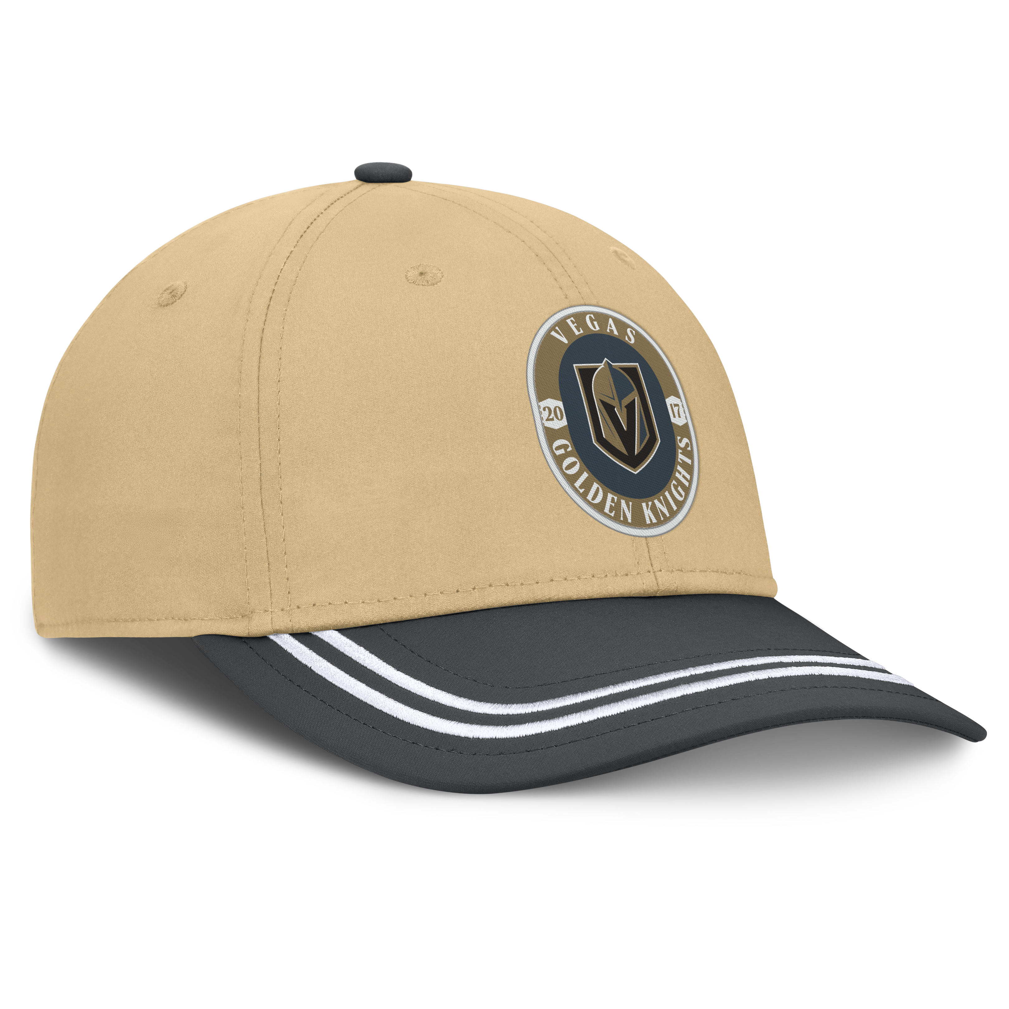 Men's Fanatics Gold/Charcoal Vegas Golden Knights Fundamental Stretch Hat
