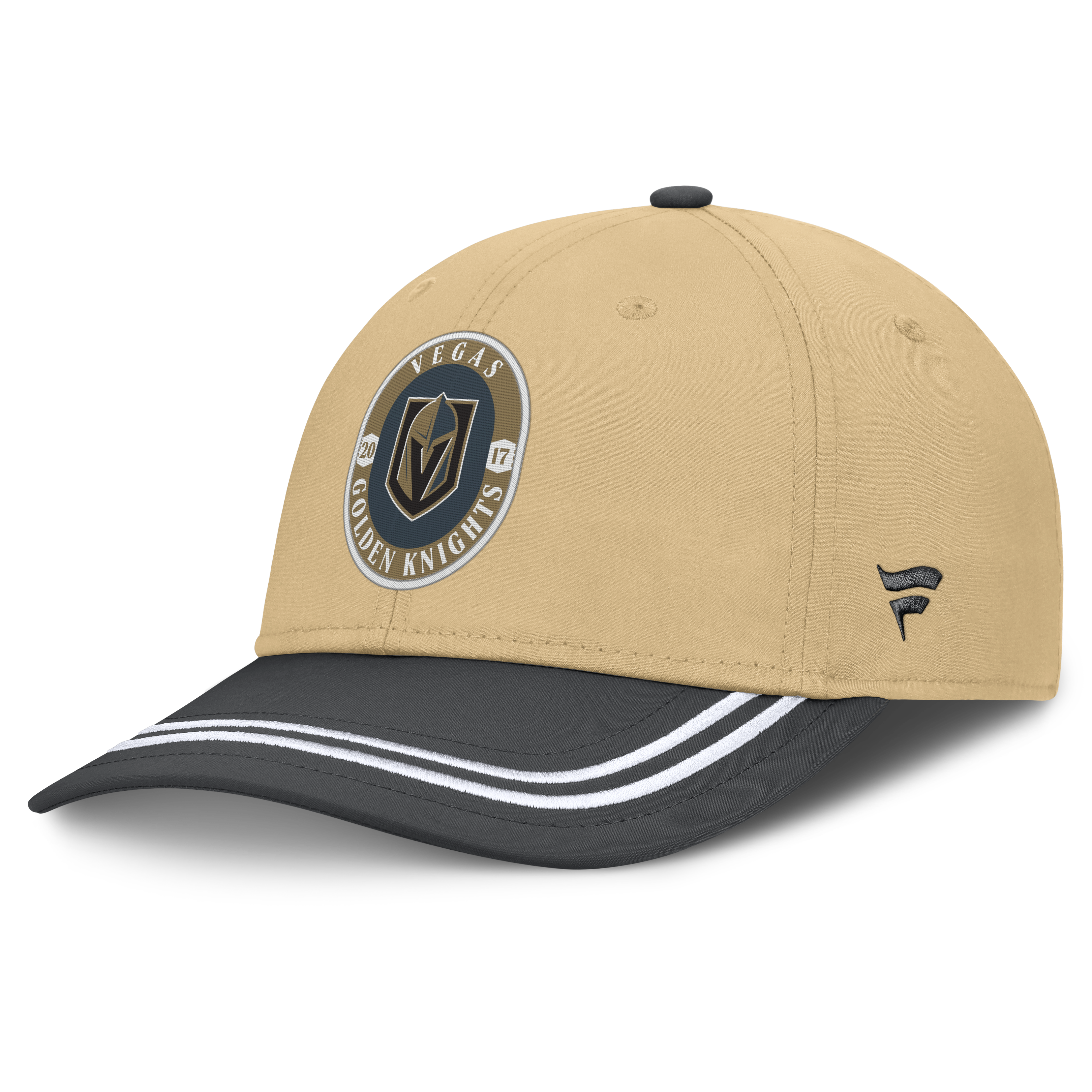 Men's Fanatics Gold/Charcoal Vegas Golden Knights Fundamental Stretch Hat
